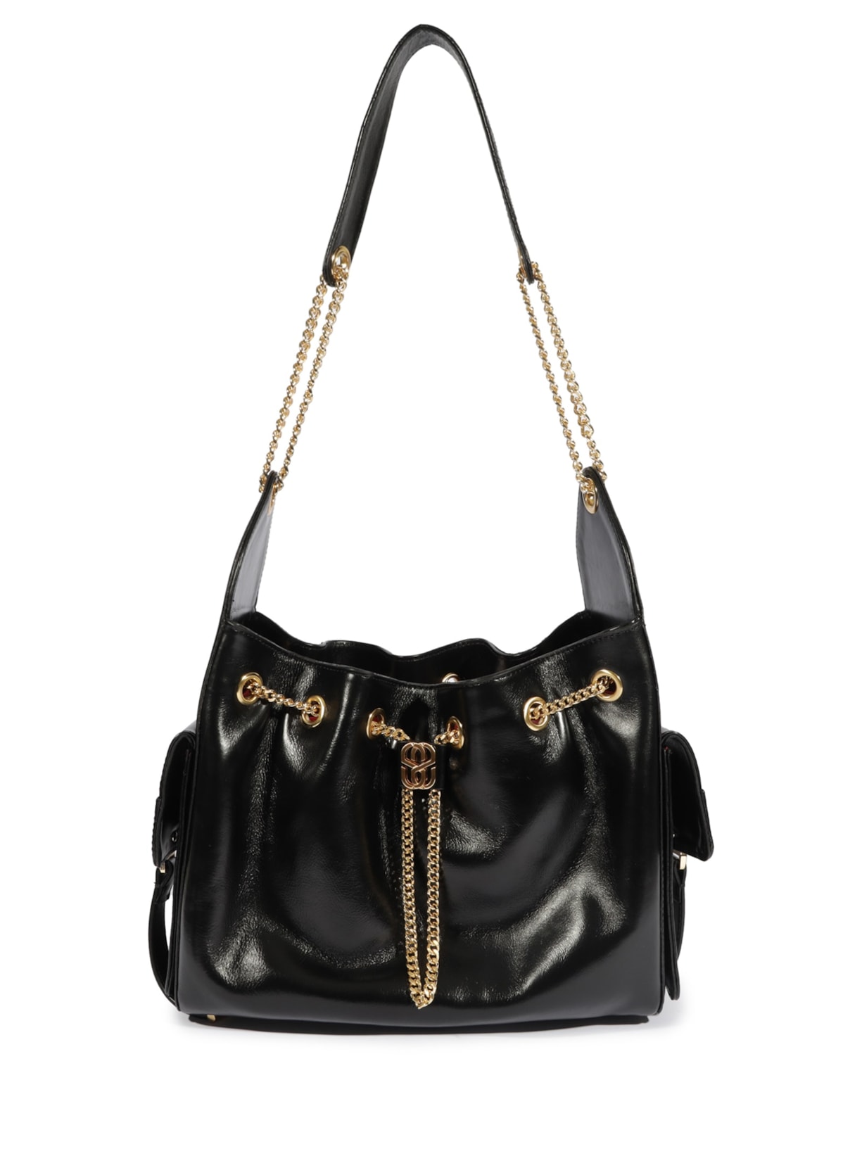 Bolsa Feminina Tiracolo Média Lilibet Couro Preta Schutz