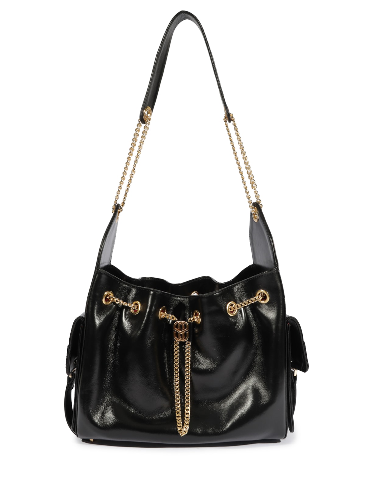 Bolsa Feminina Tiracolo Média Lilibet Couro Preto Schutz