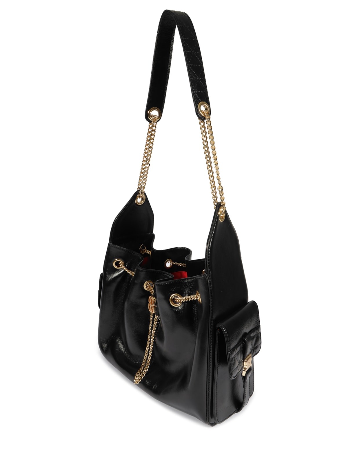 Bolsa Feminina Tiracolo Média Lilibet Couro Preto Schutz