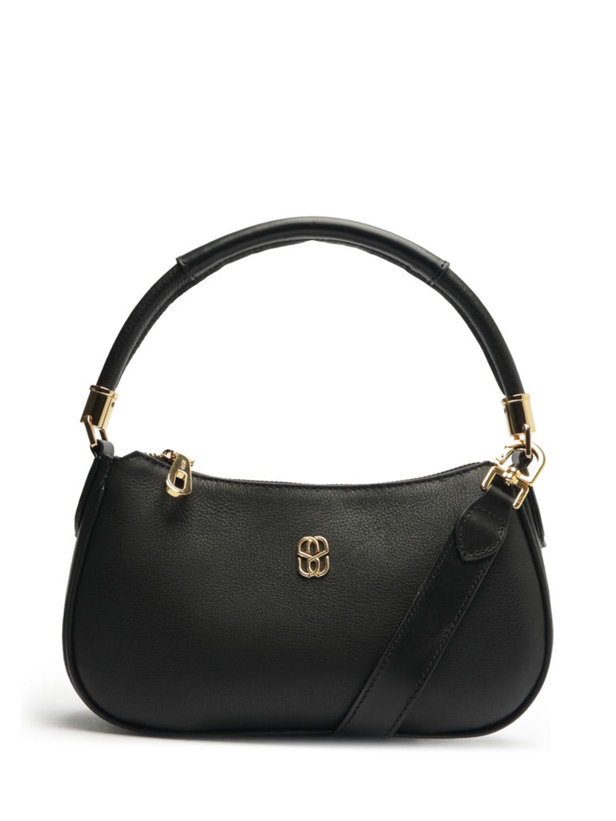 Bolsa Feminina Tiracolo Média Lorena Cozy - Preto