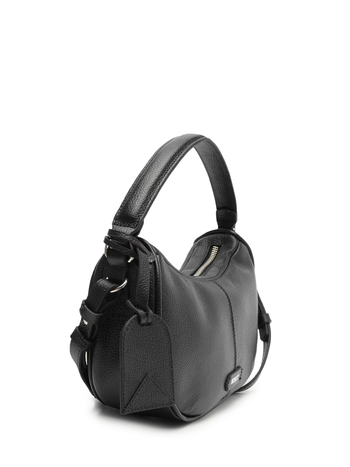 Bolsa Feminina Tiracolo Média Mia Couro Preto Schutz