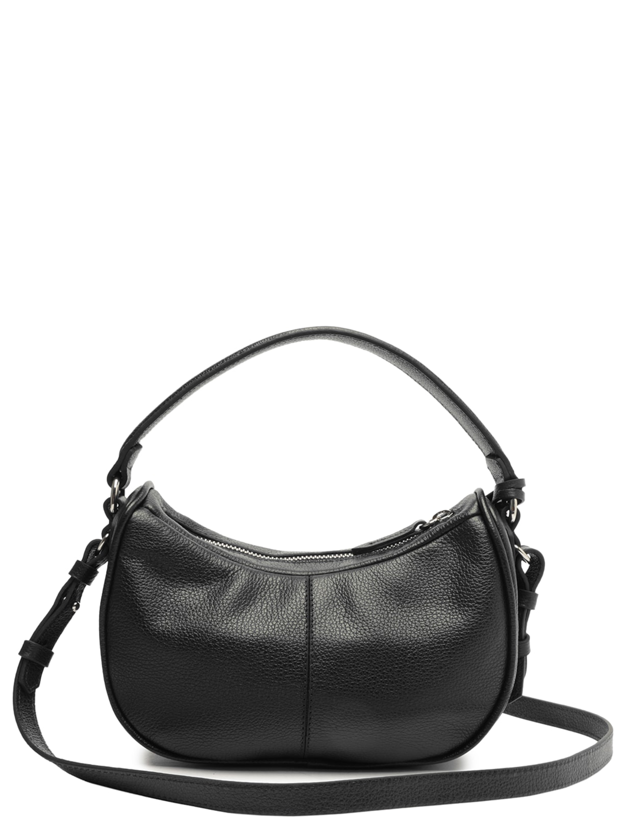 Bolsa Feminina Tiracolo Média Mia Couro Preto Schutz