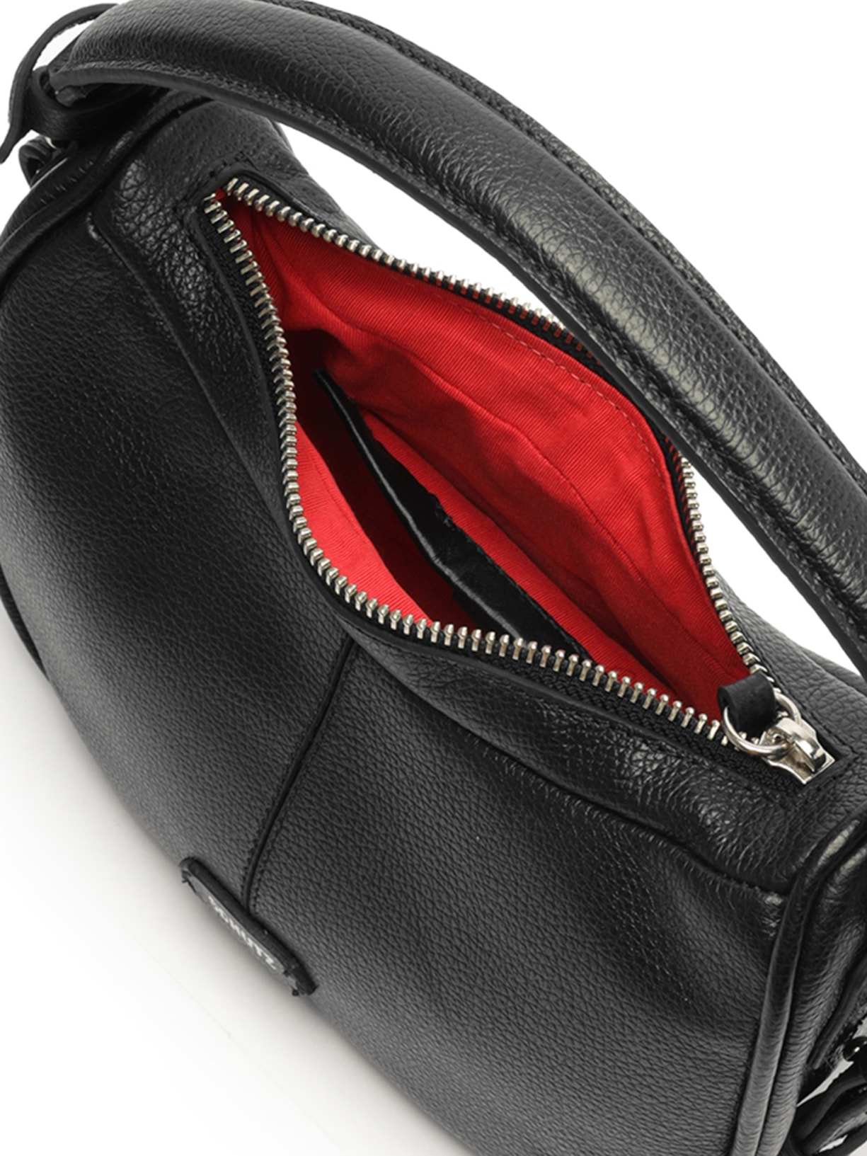 Bolsa Feminina Tiracolo Média Mia Couro Preto Schutz