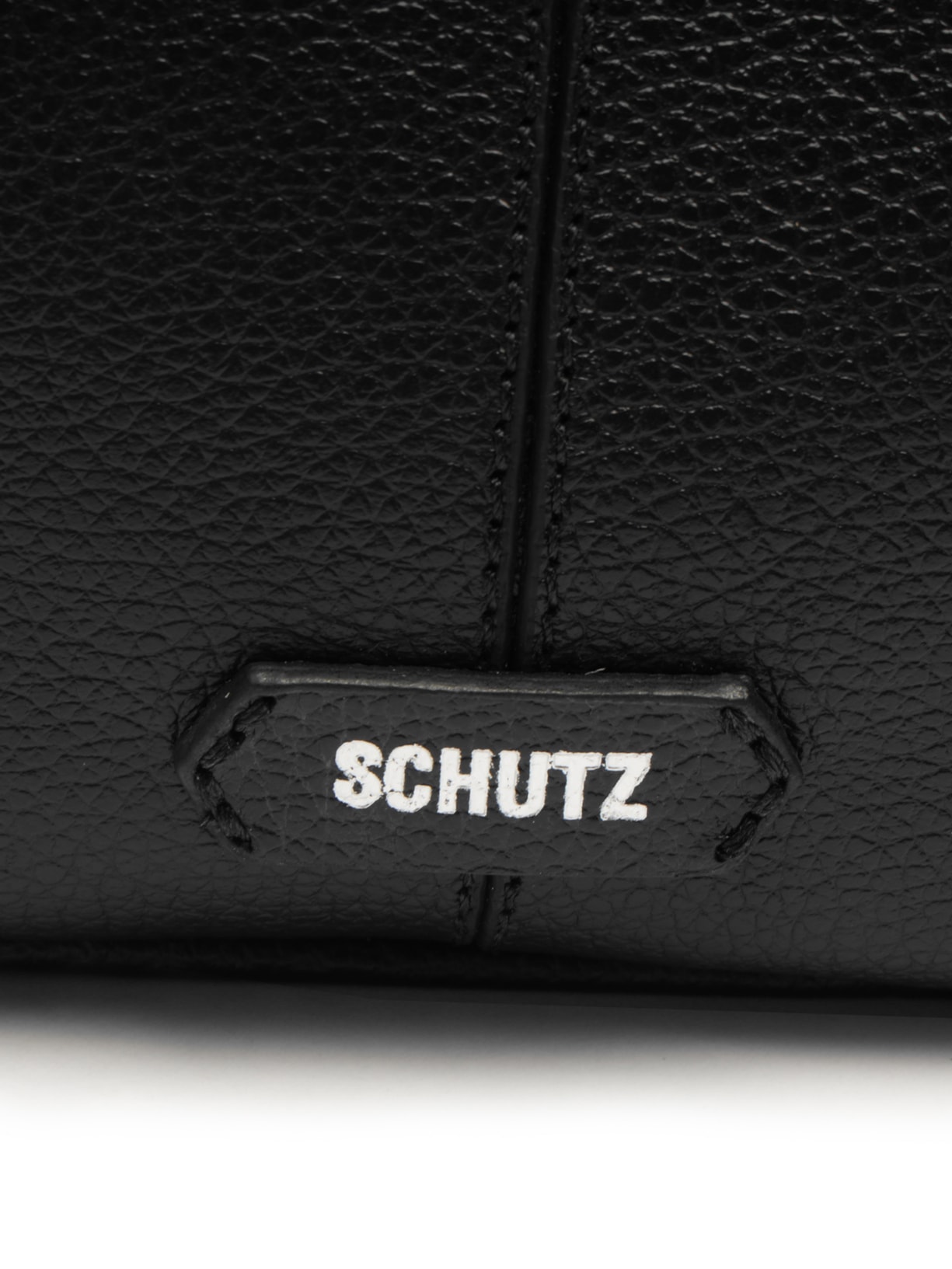 Bolsa Feminina Tiracolo Média Mia Couro Preto Schutz