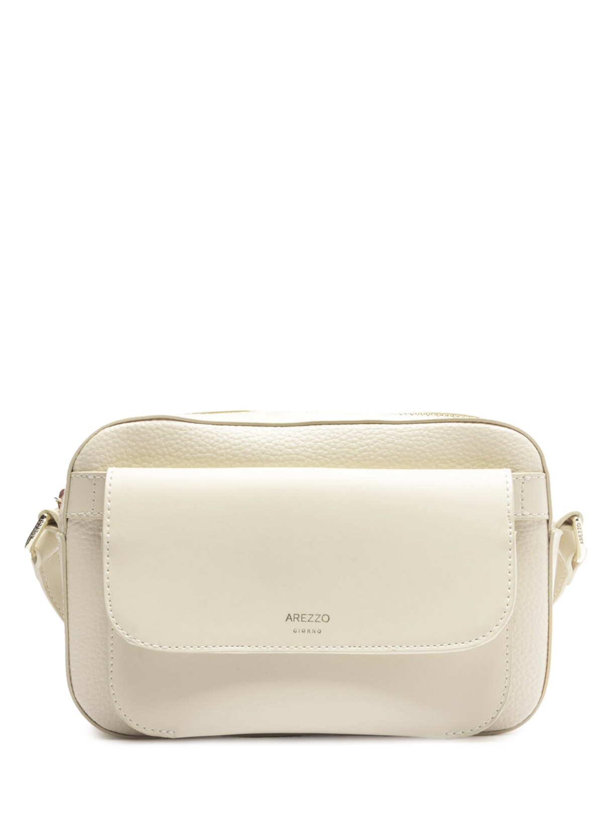 Bolsa Feminina Tiracolo Média Pouch Removível - Off White