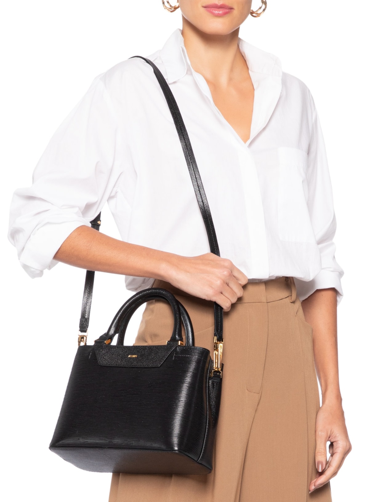 Bolsa Feminina Tiracolo Média Preto Arezzo