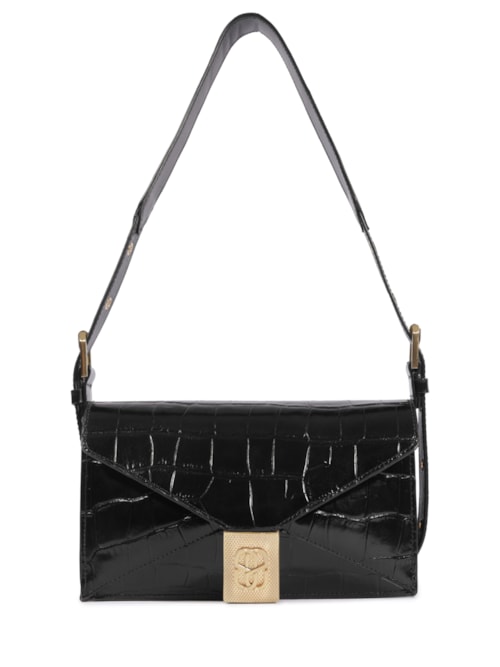 Bolsa Feminina Tiracolo Média - Preto