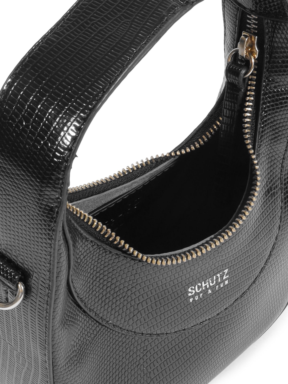 Bolsa Feminina Tiracolo Média Preto Schutz