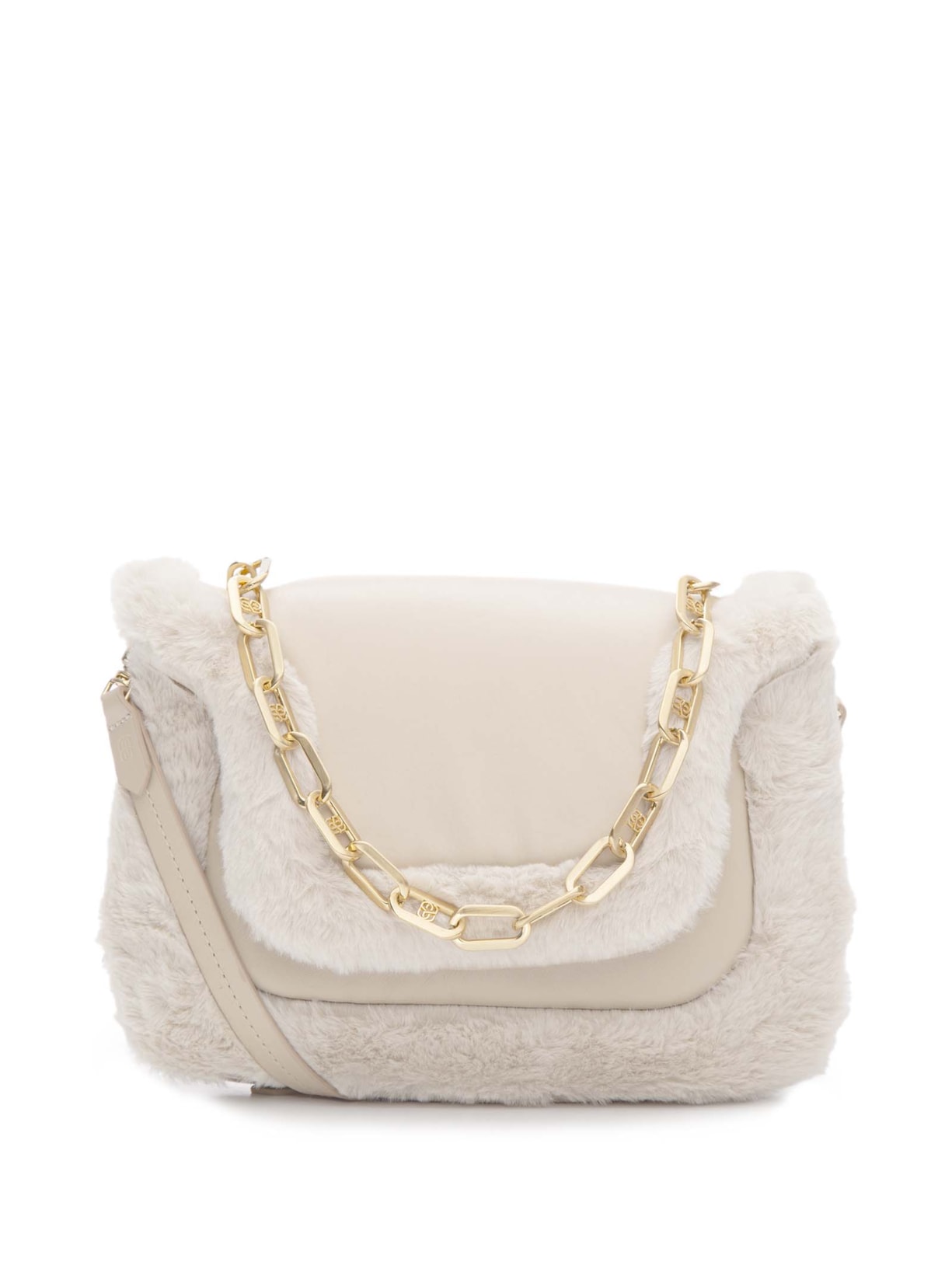 Bolsa Feminina Tiracolo Média Taylor Couro - Bege