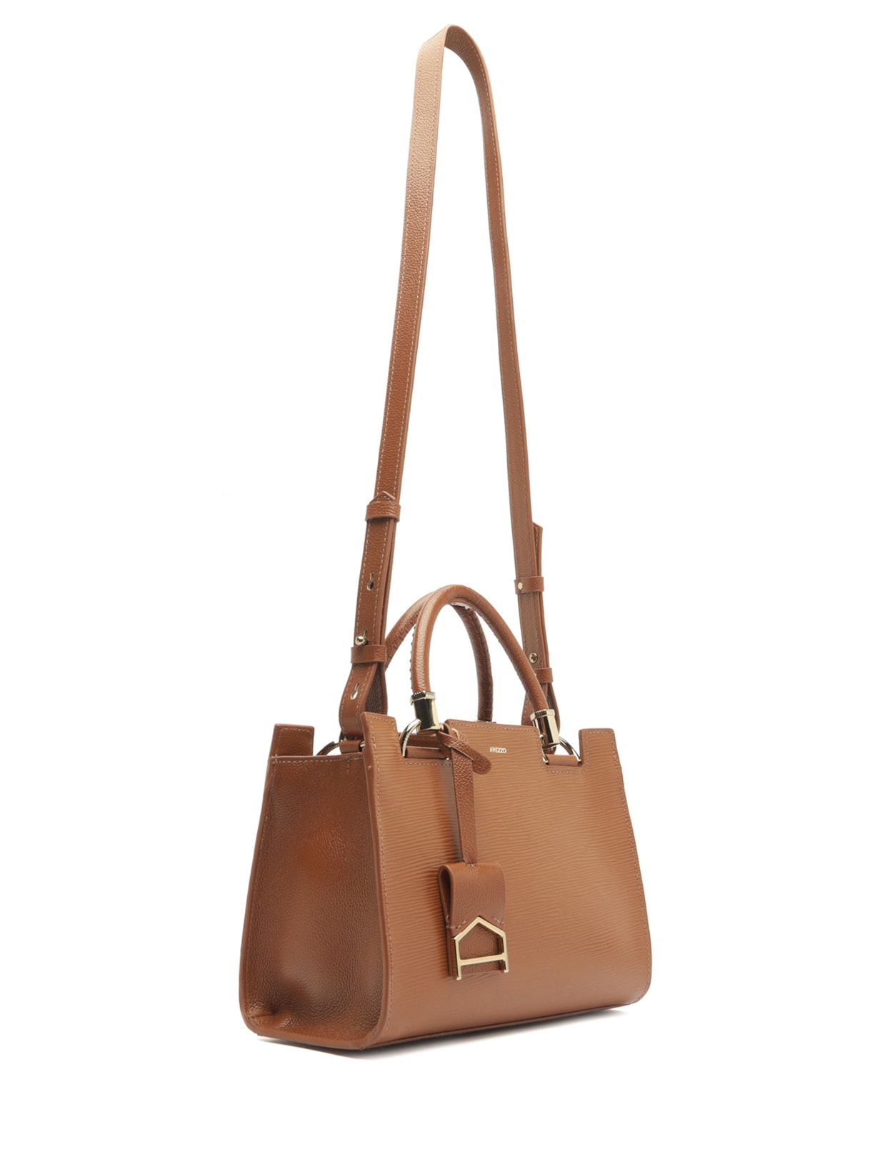 Bolsa Feminina Tiracolo Média Wave/Nap Marrom Arezzo