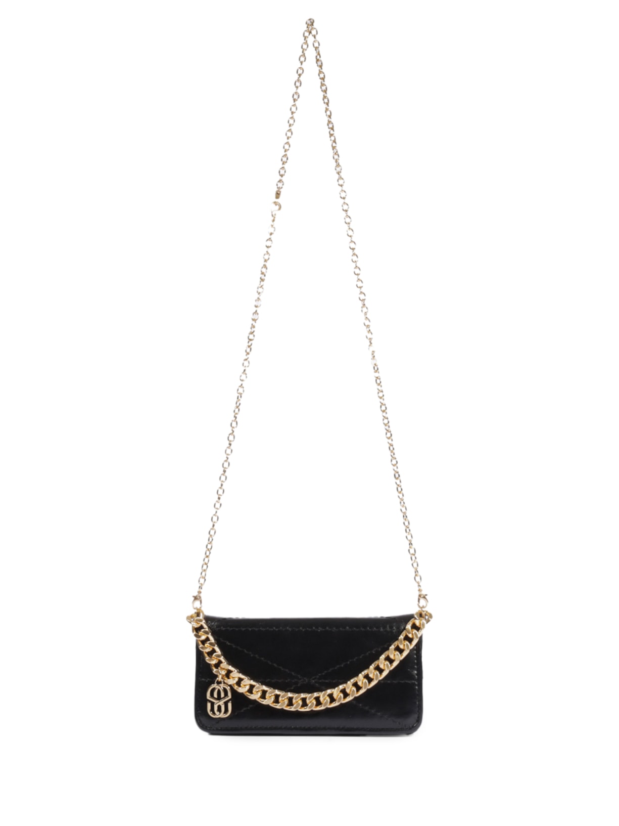 Bolsa Feminina Tiracolo Mika Pequena Couro Preto Schutz