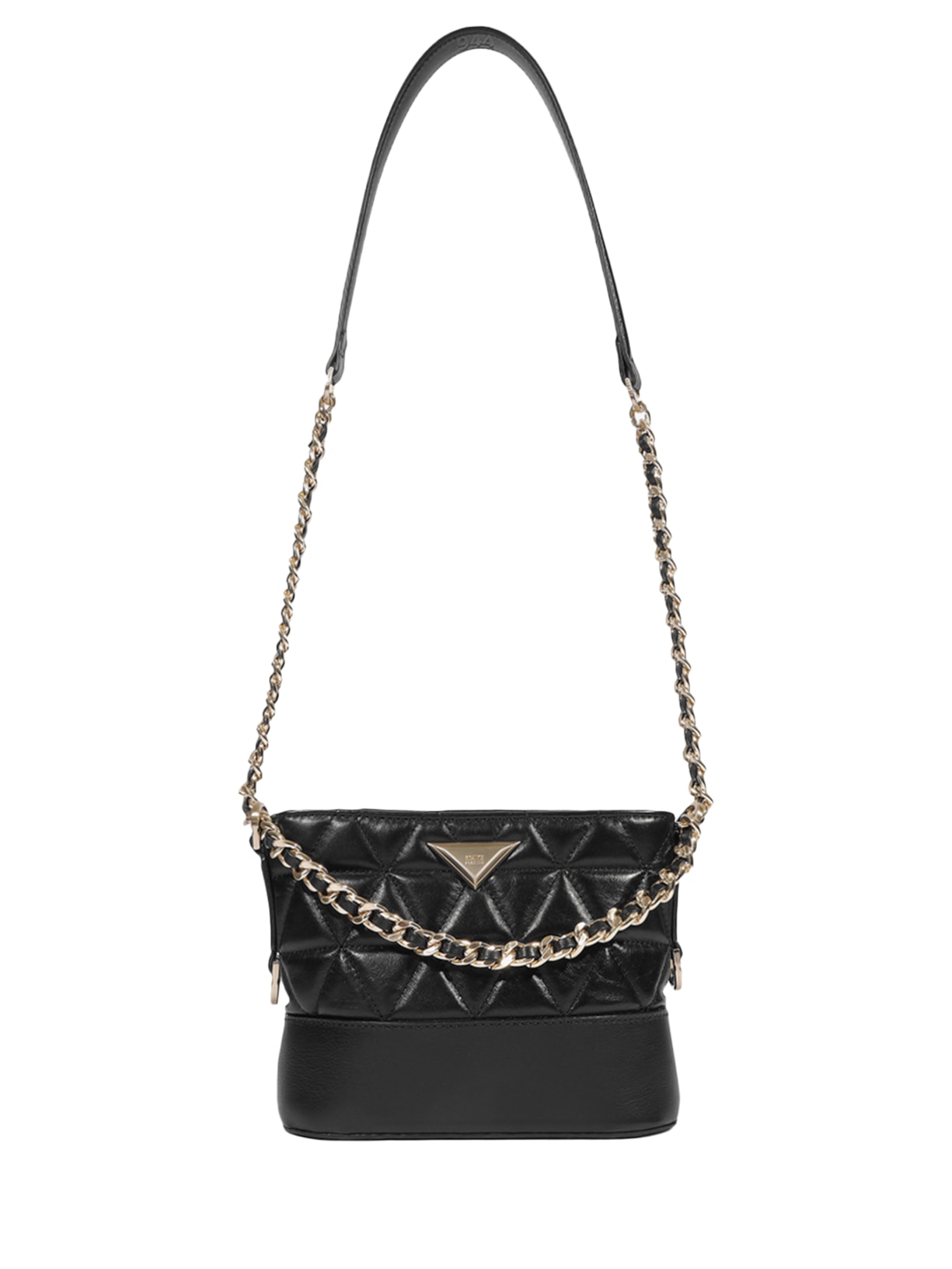 Bolsa Feminina Tiracolo Mini Hobo 944 Couro Preto Schutz