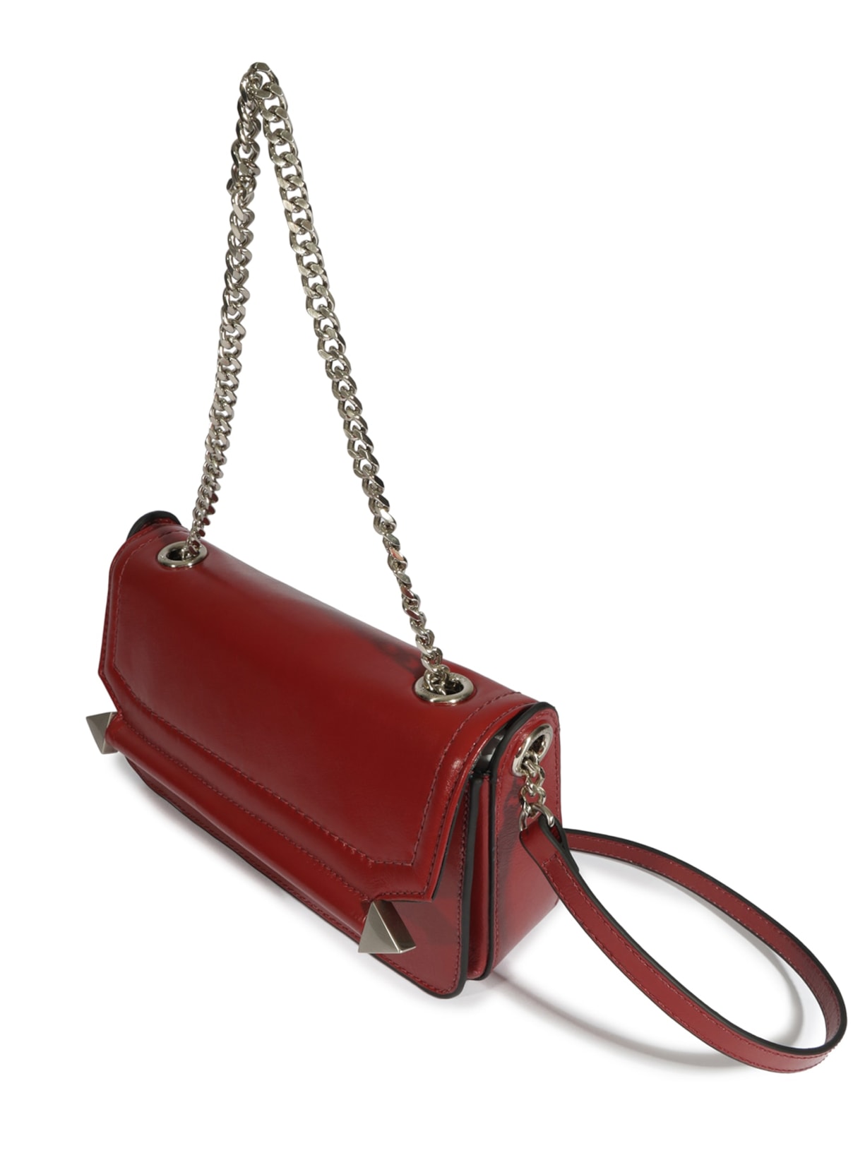 Bolsa Feminina Tiracolo Muse Pequena Couro Vermelho Schutz