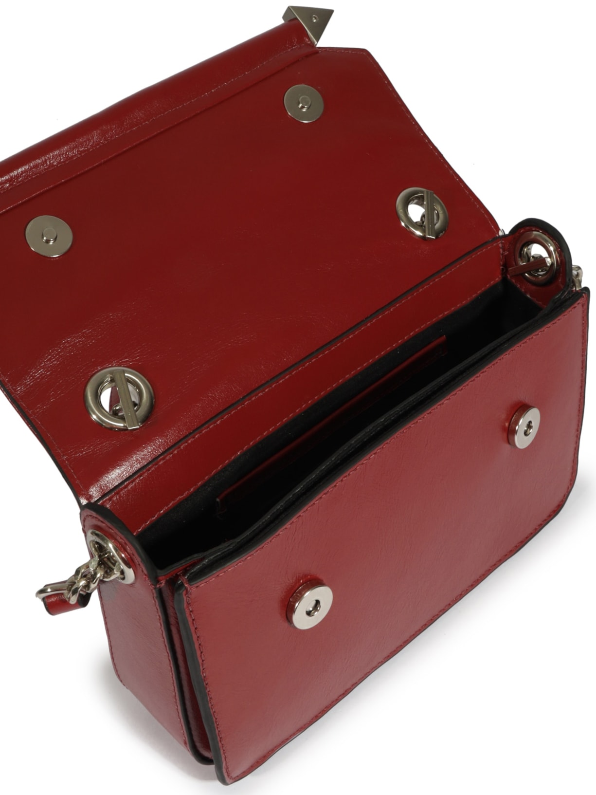 Bolsa Feminina Tiracolo Muse Pequena Couro Vermelho Schutz