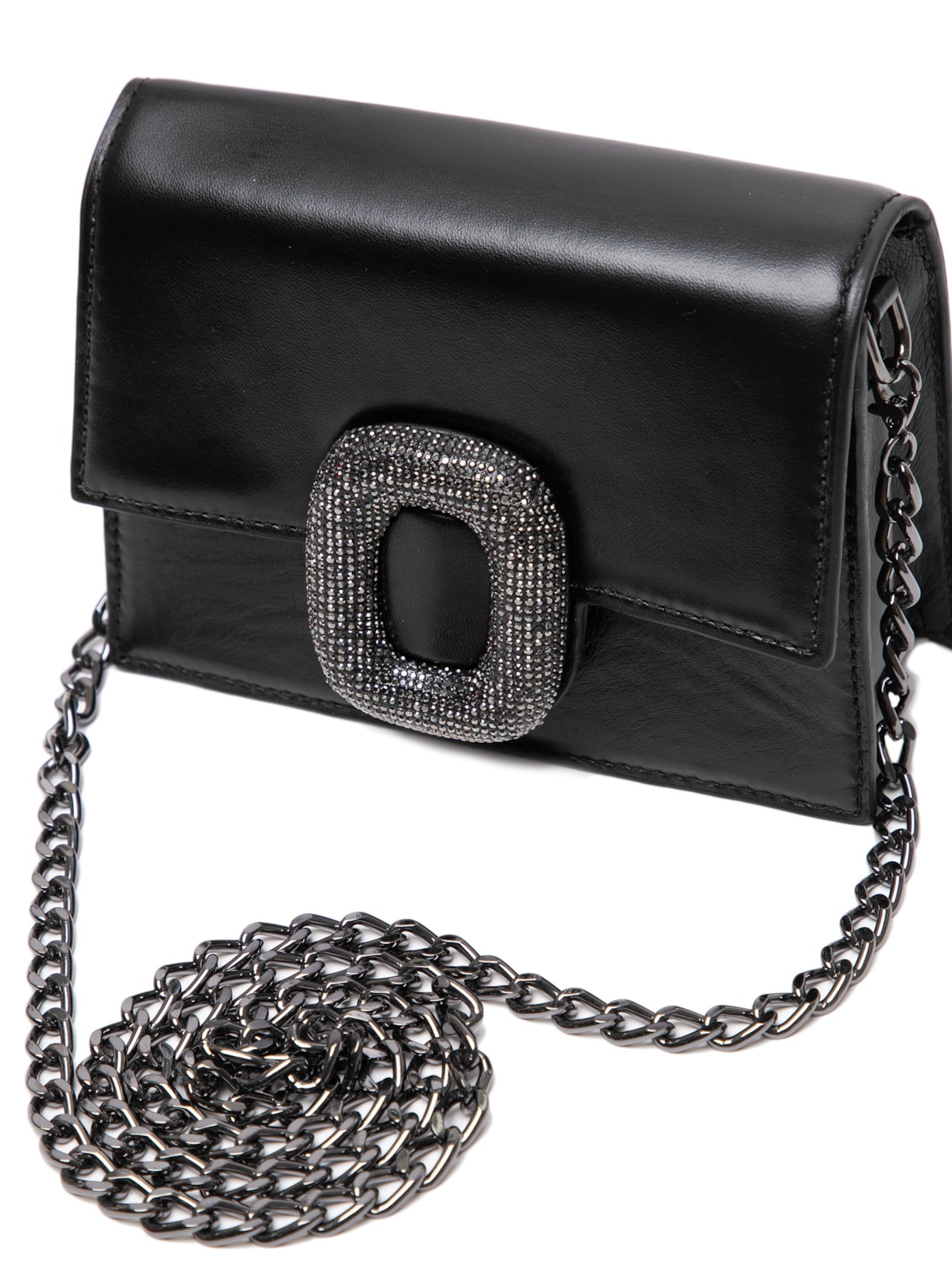 Bolsa Feminina Tiracolo Nancy Veneto Pequena Preto Vicenza