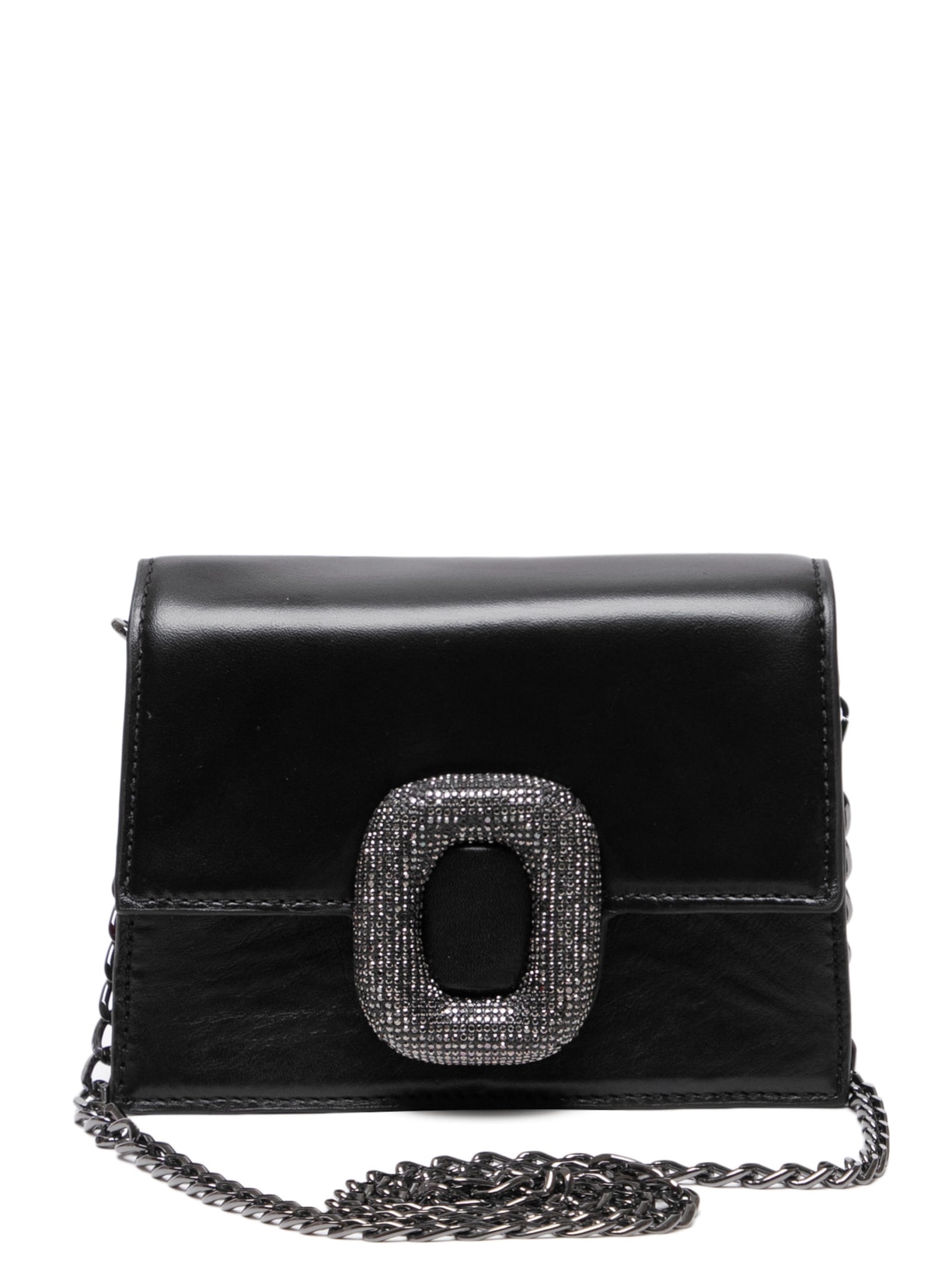 Bolsa Feminina Tiracolo Nancy Veneto Pequena - Preto