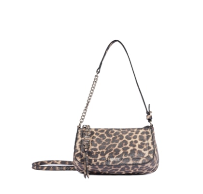Bolsa Feminina Tiracolo Pequena - Animal Print