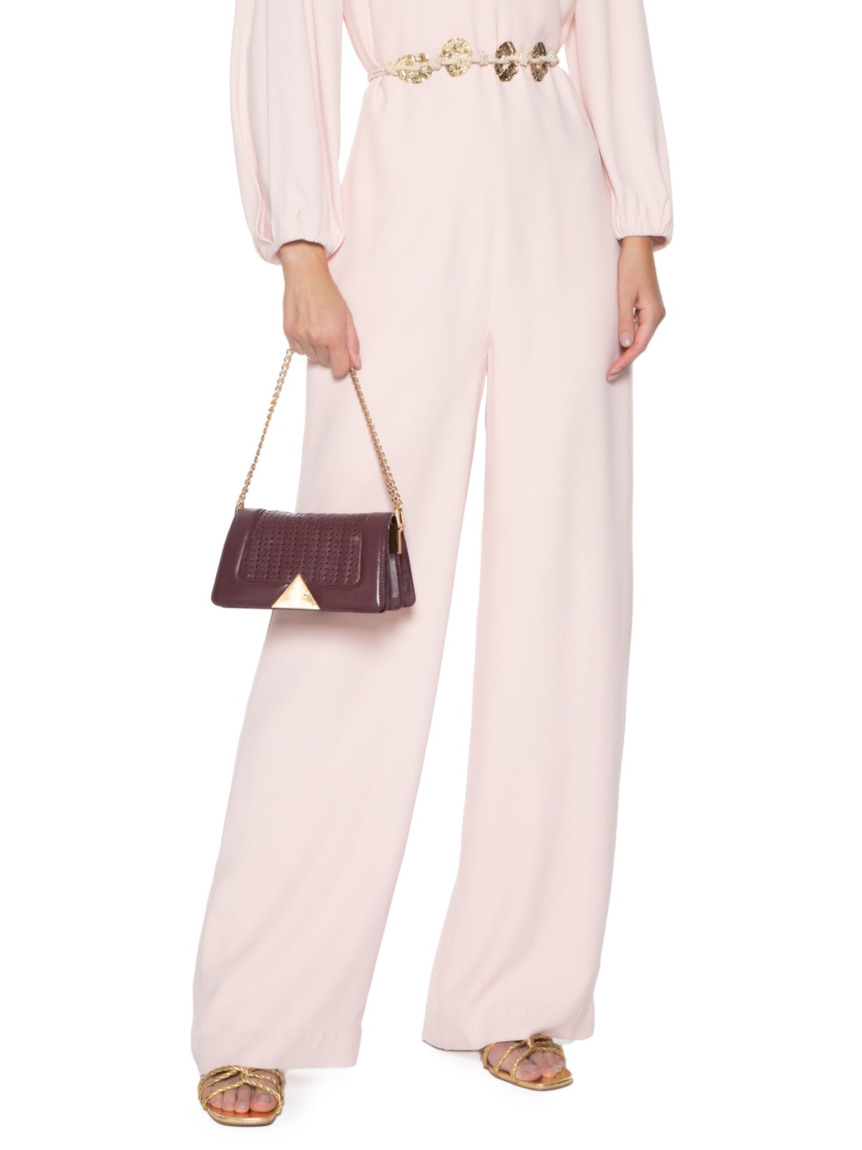 Bolsa Feminina Tiracolo Pequena Audrina Couro Roxo Schutz