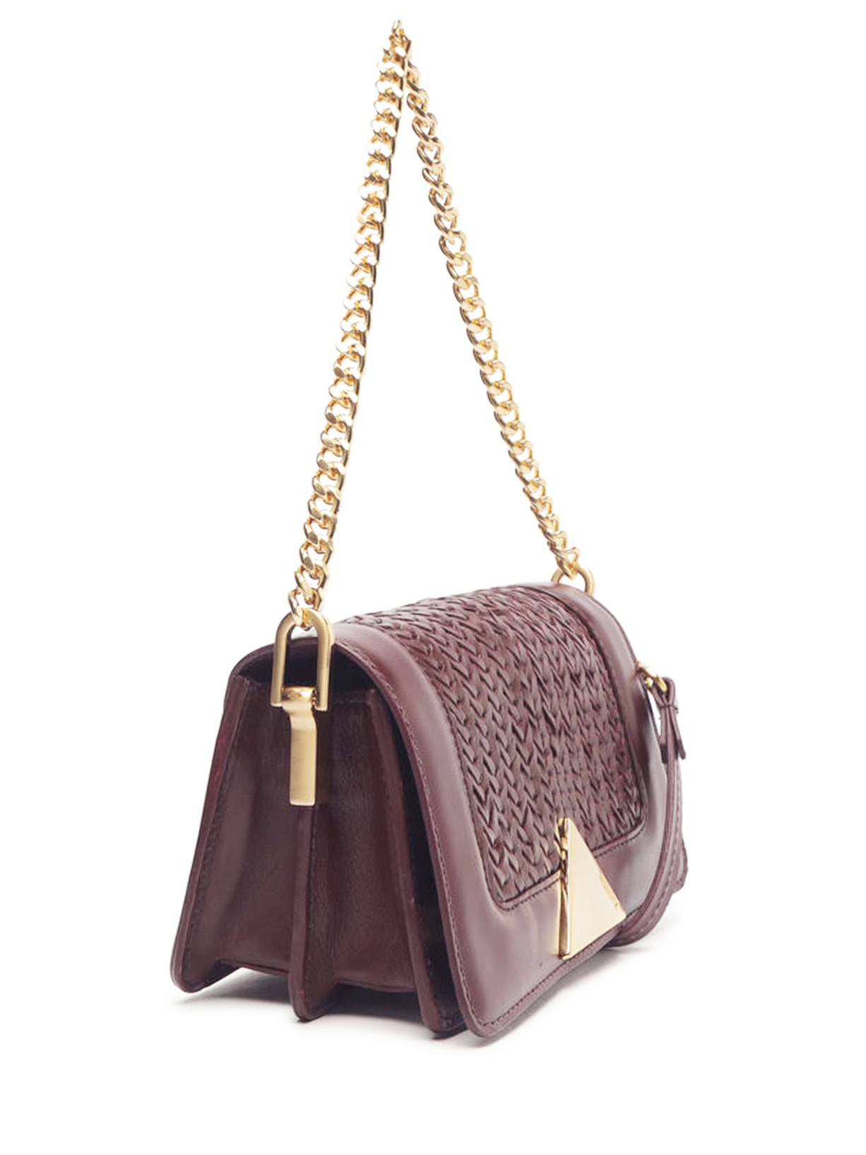 Bolsa Feminina Tiracolo Pequena Audrina Couro Roxo Schutz