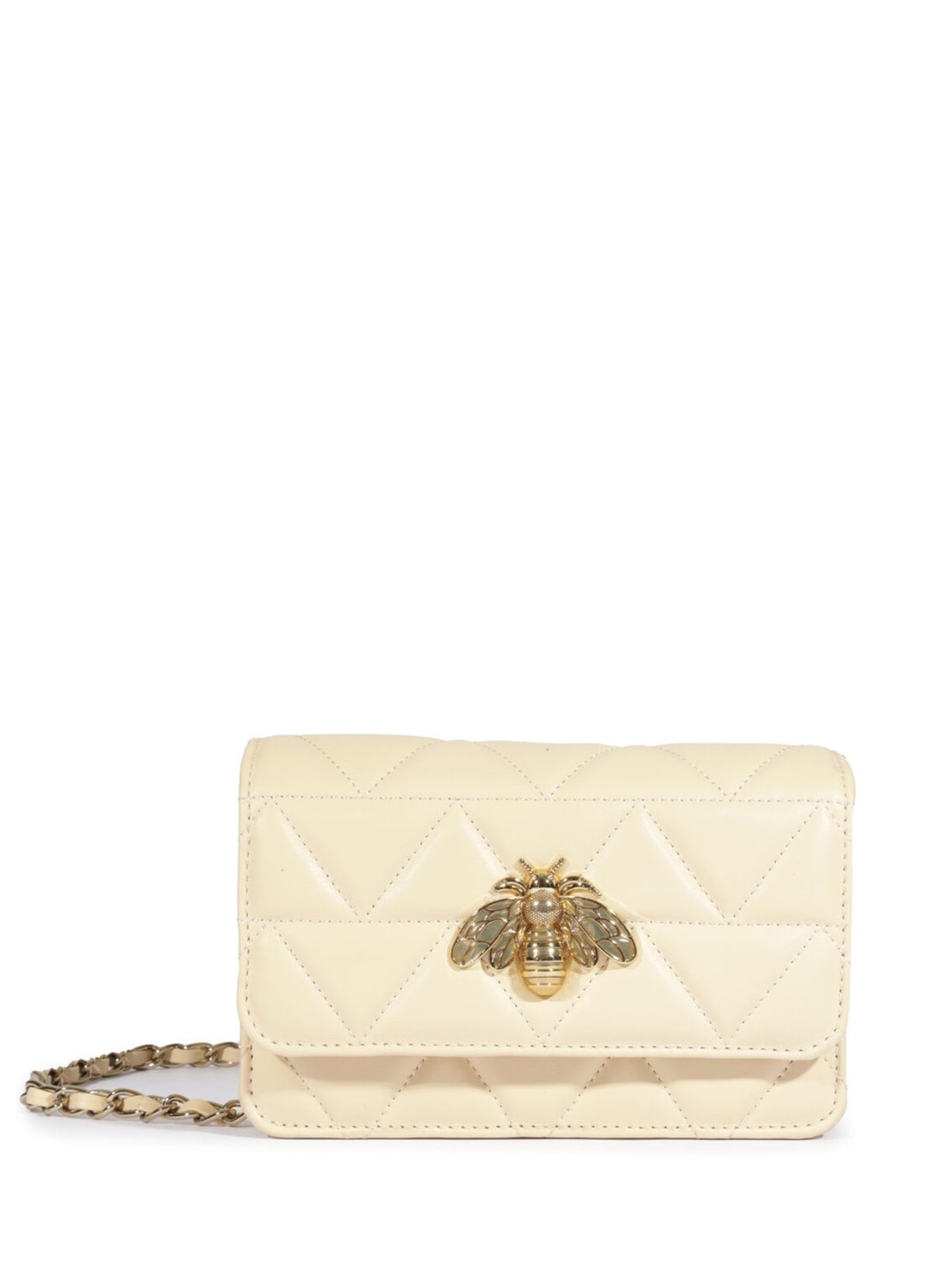 Bolsa Feminina Tiracolo Pequena Believe Couro - Amarelo