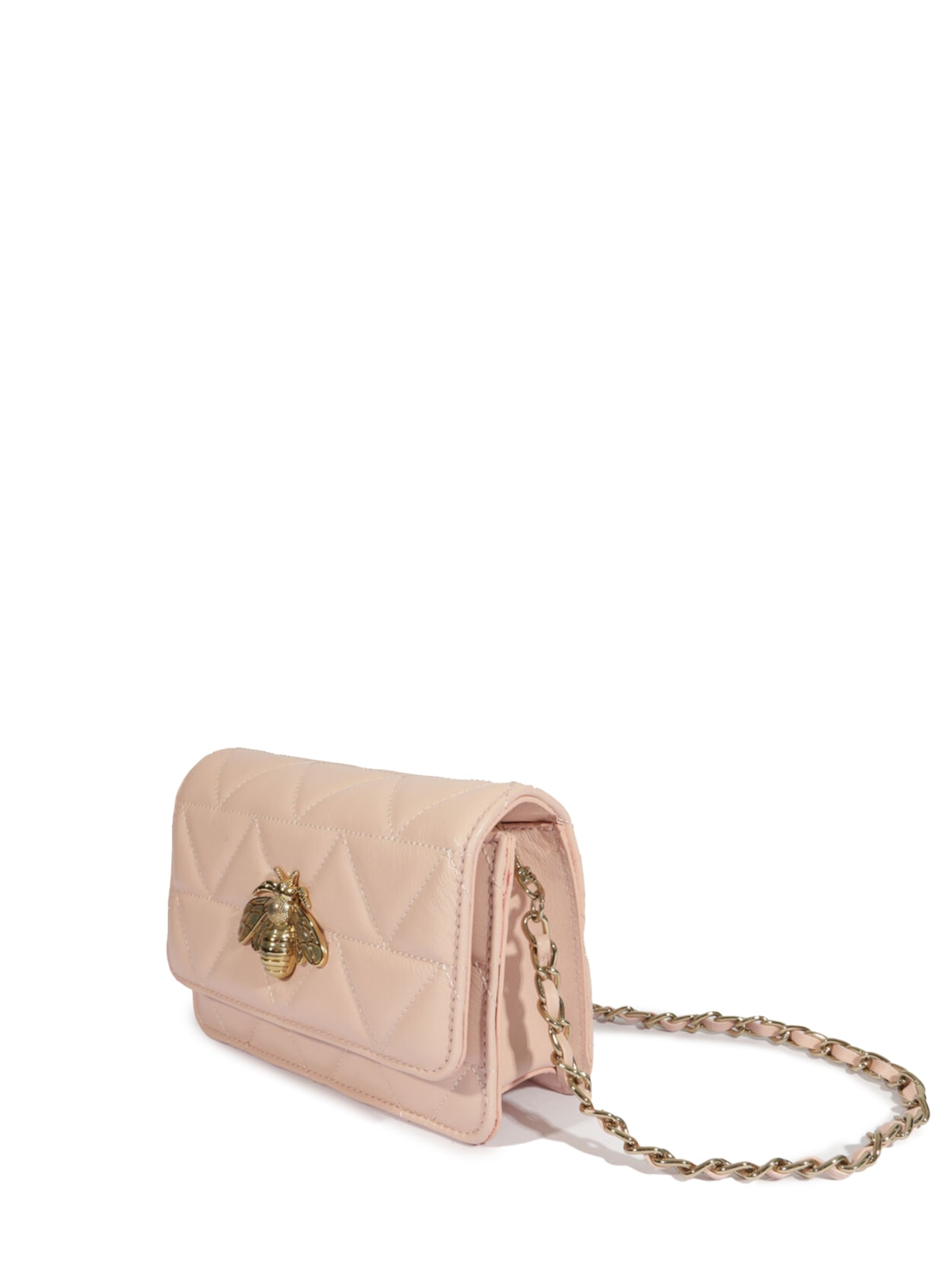 Bolsa Feminina Tiracolo Pequena Believe Couro Rosa Schutz