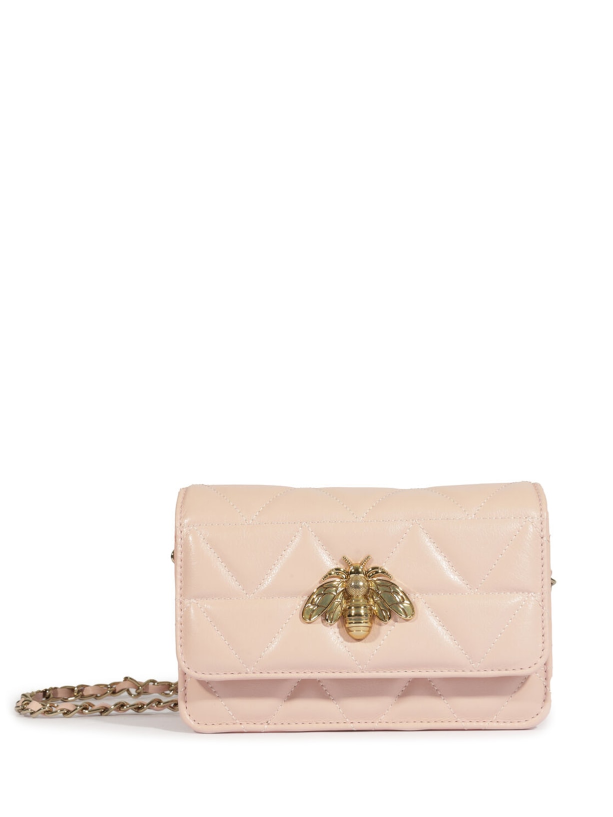 Bolsa Feminina Tiracolo Pequena Believe Couro - Rosa