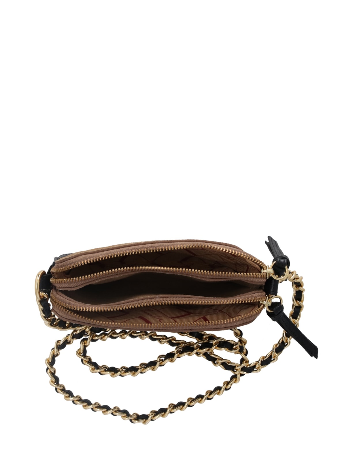 Bolsa Feminina Tiracolo Pequena Camurça Viena Preto Luiza Barcelos