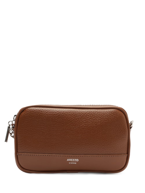 Bolsa Feminina Tiracolo Pequena Corrente Basic - Marrom