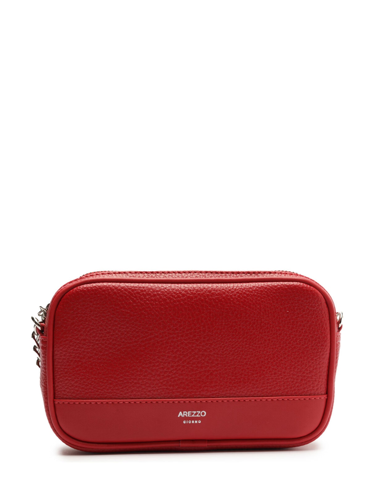 Bolsa Feminina Tiracolo Pequena Corrente Basic - Vermelho