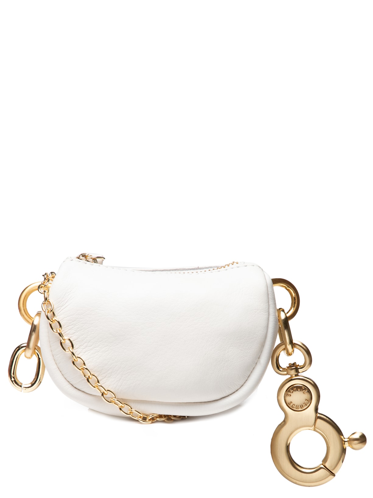 Bolsa Feminina Tiracolo Pequena Couro - Branco