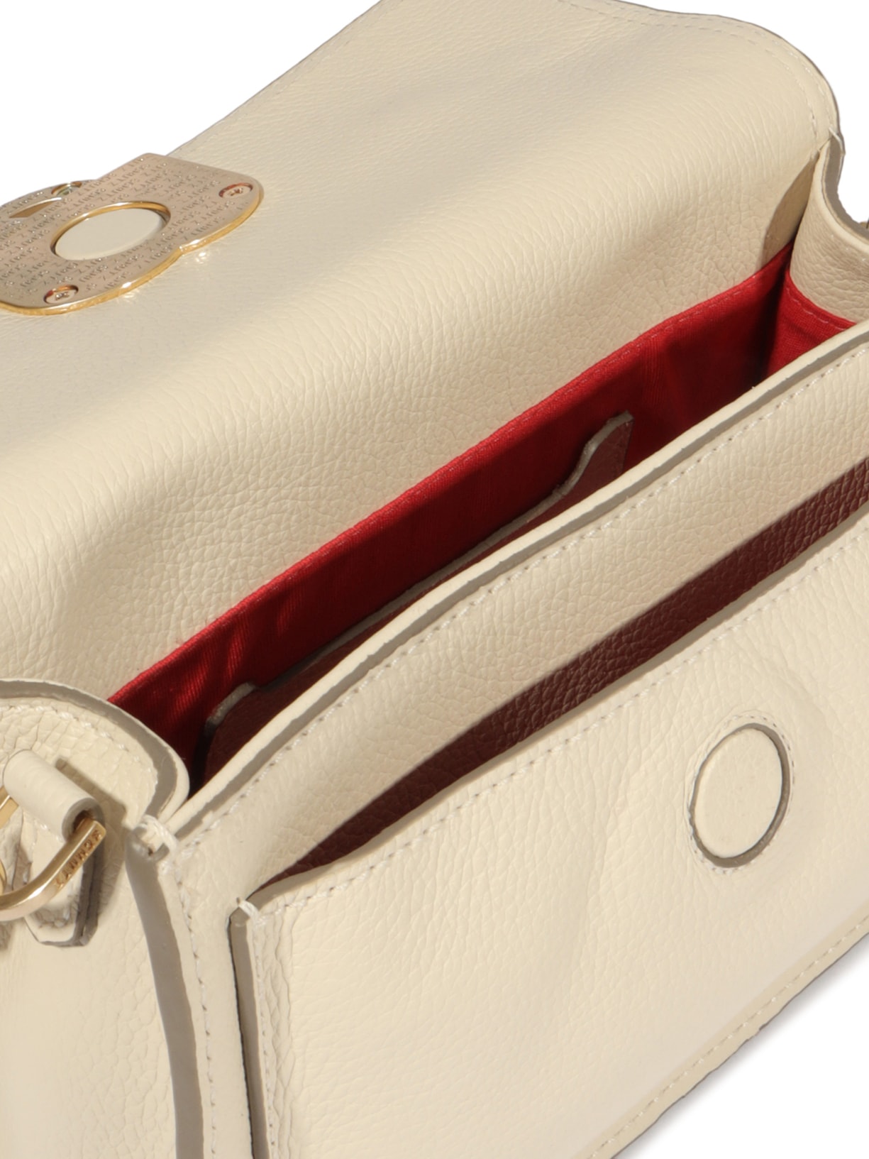 Bolsa Feminina Tiracolo Pequena Couro Branco Schutz