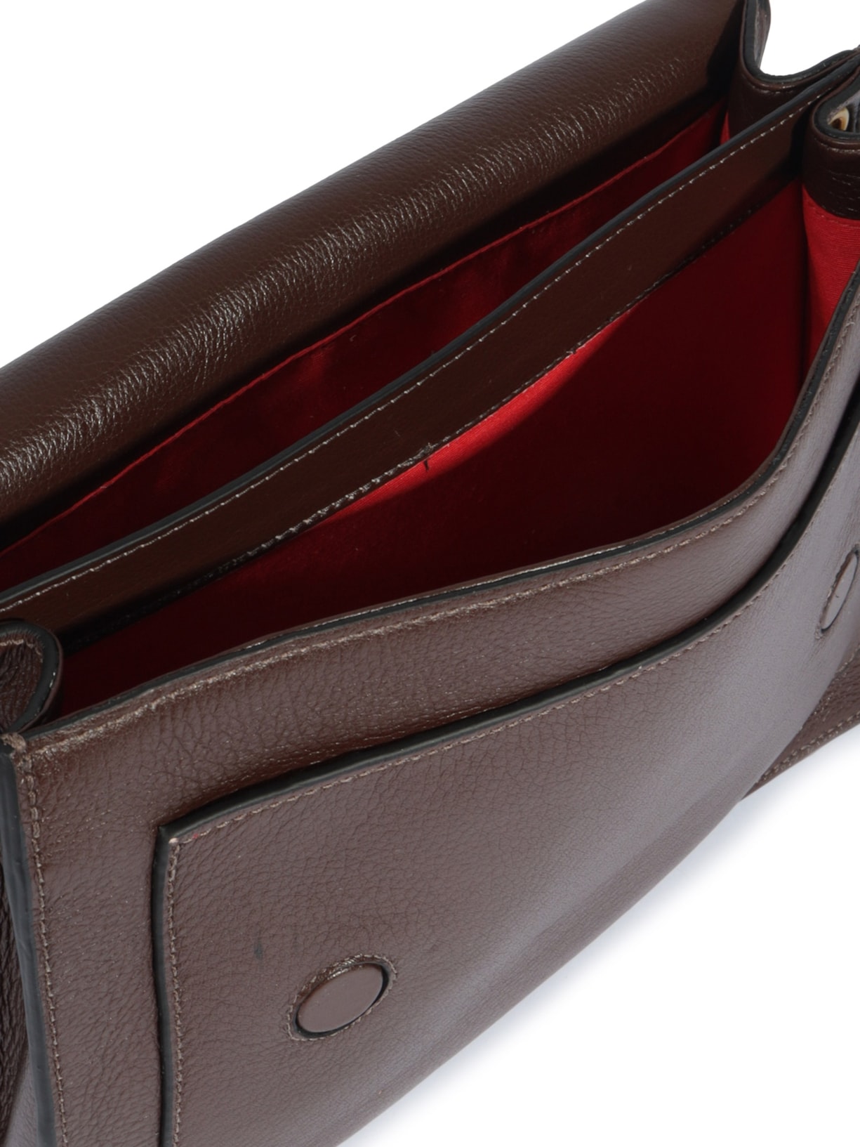 Bolsa Feminina Tiracolo Pequena Couro Marrom Schutz