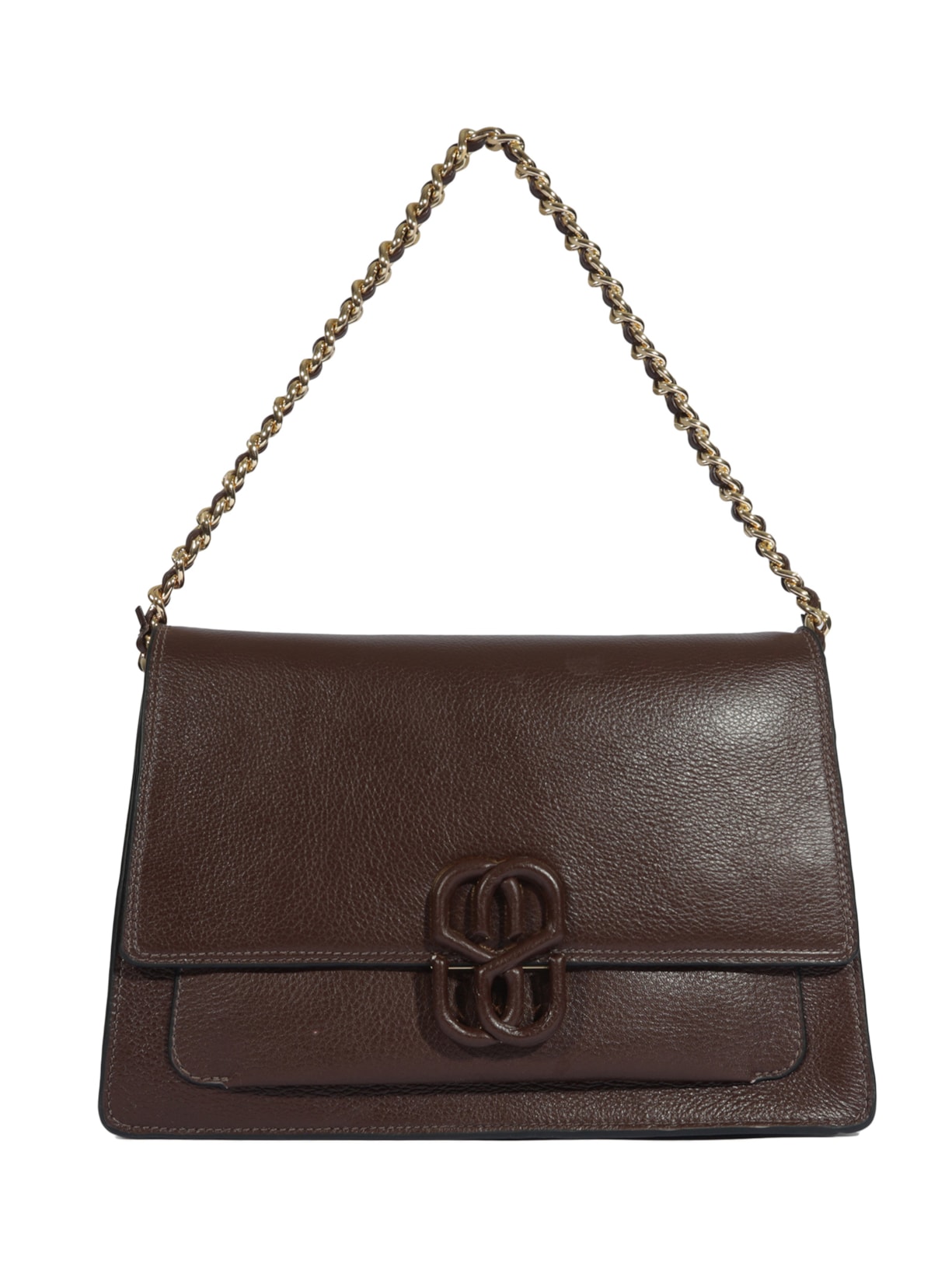 Bolsa Feminina Tiracolo Pequena Couro - Marrom