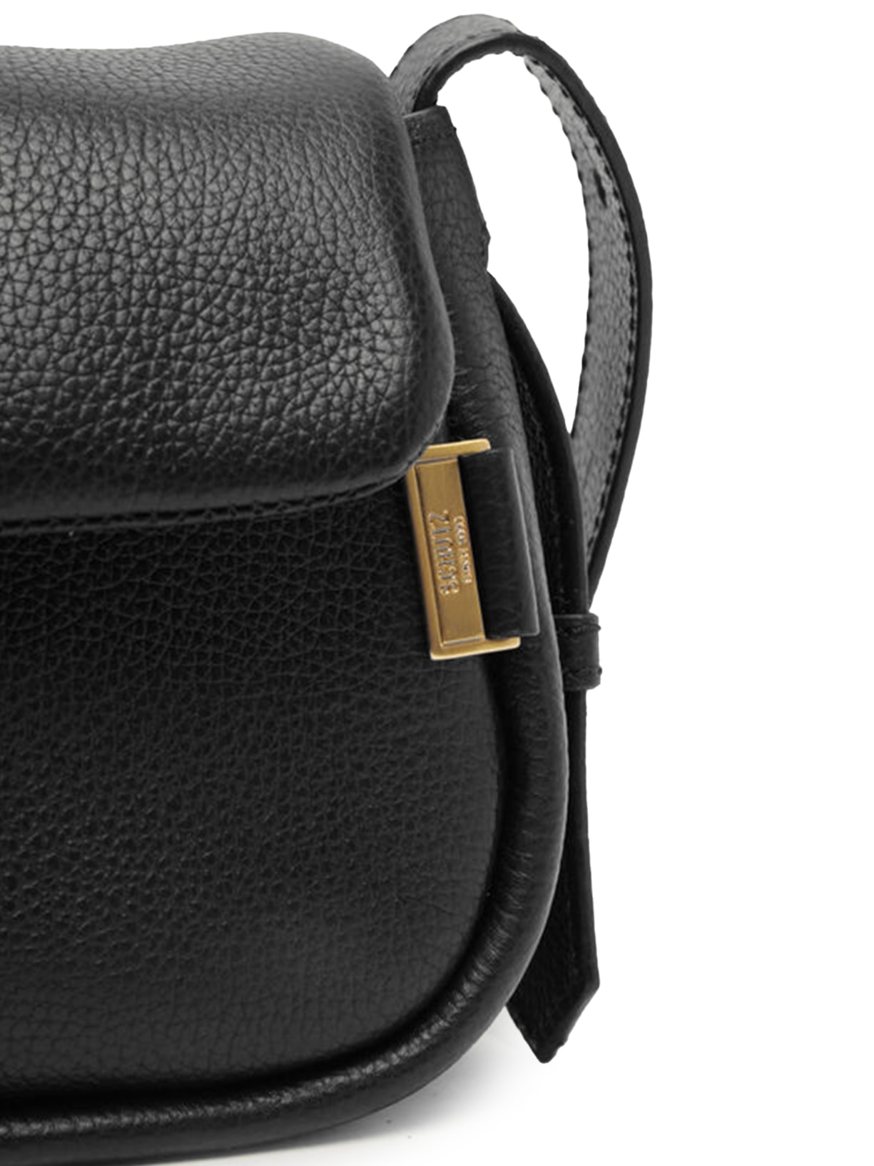 Bolsa Feminina Tiracolo Pequena Couro Preto Schutz