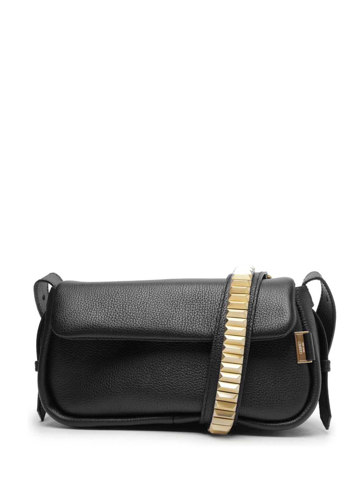 Bolsa Feminina Tiracolo Pequena Couro Preto Schutz