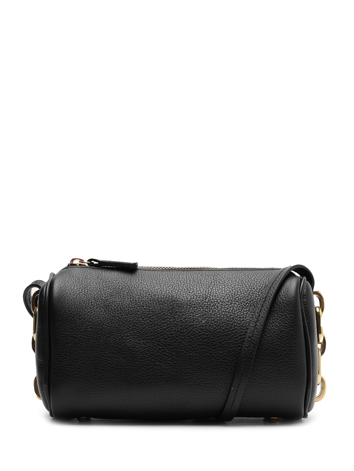 Bolsa Feminina Tiracolo Pequena Couro - Preto