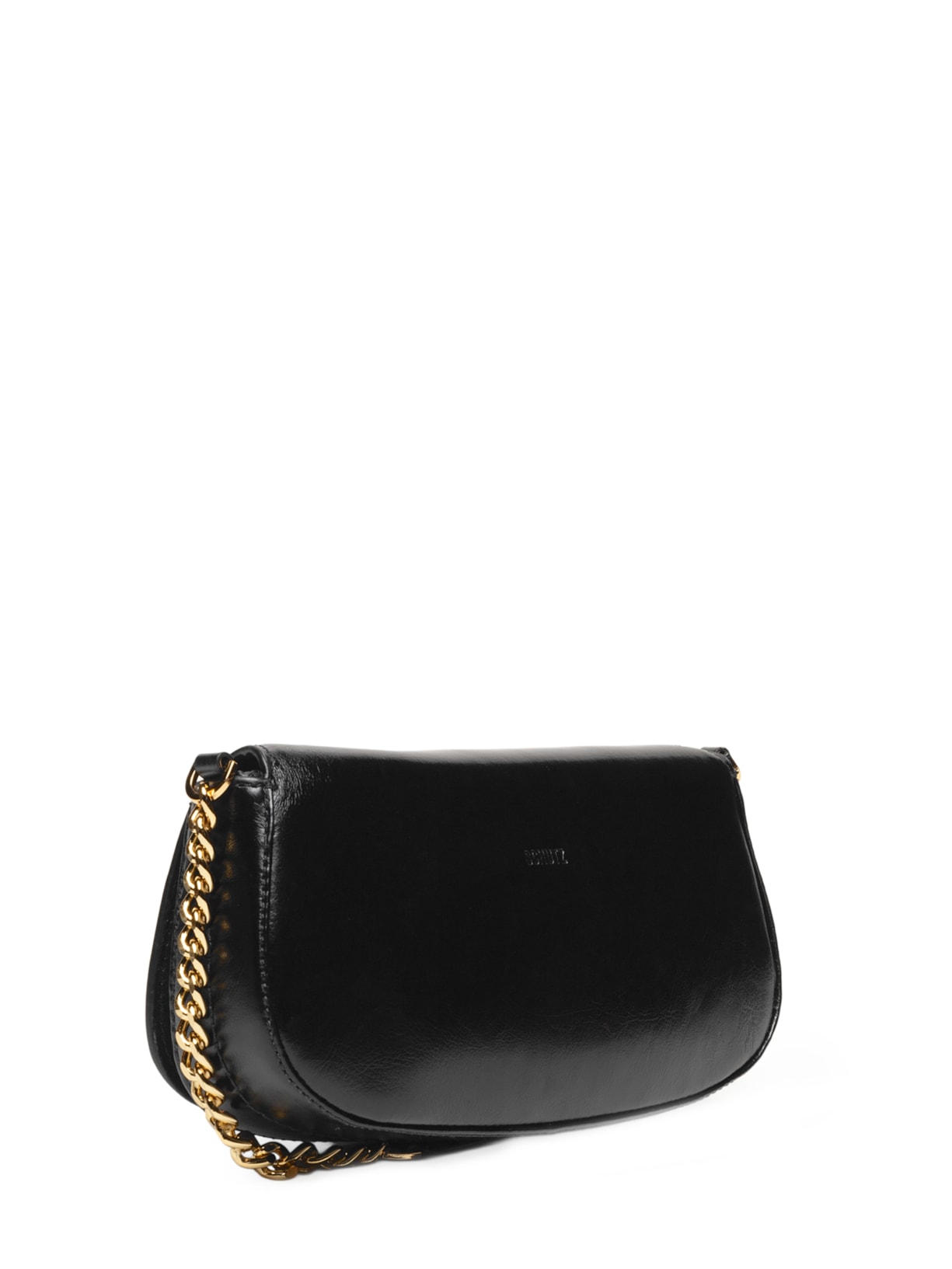 Bolsa Feminina Tiracolo Pequena Couro Preto Schutz