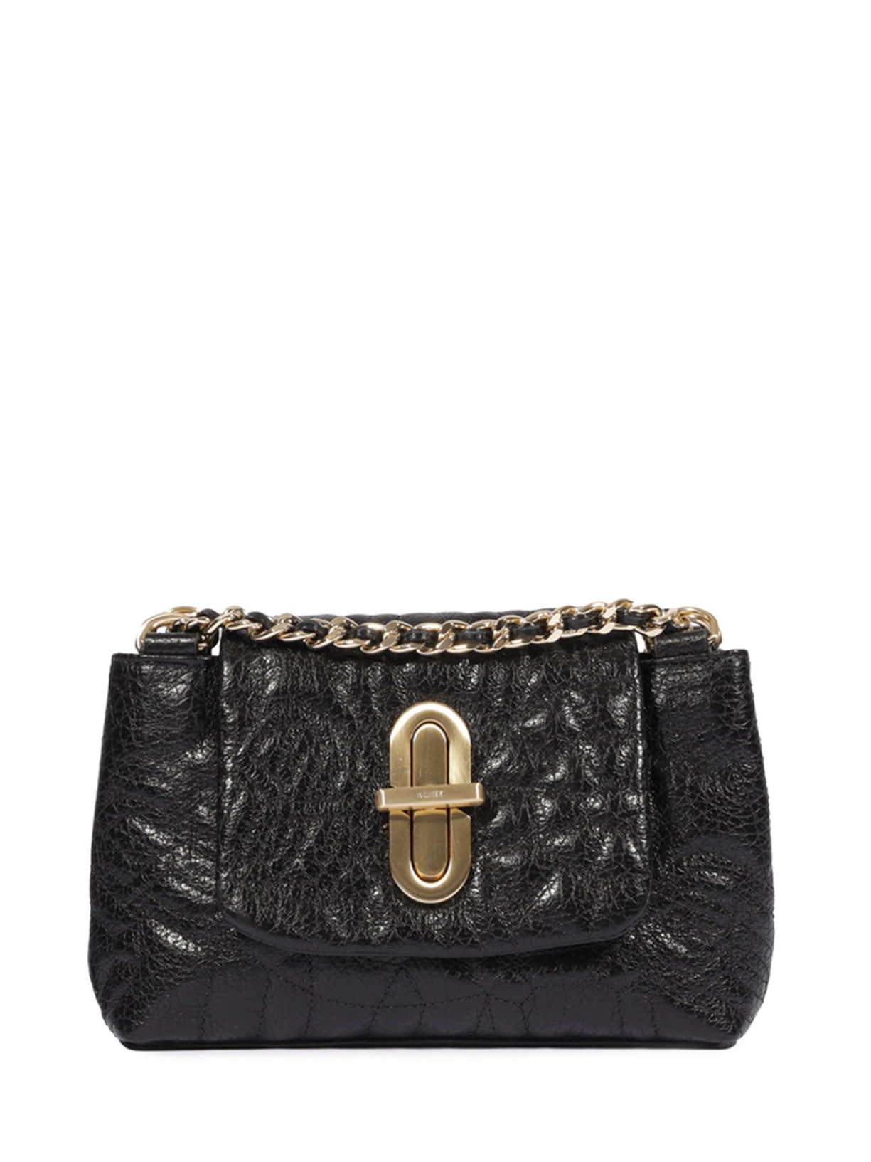 Bolsa Feminina Tiracolo Pequena Couro Preto Schutz