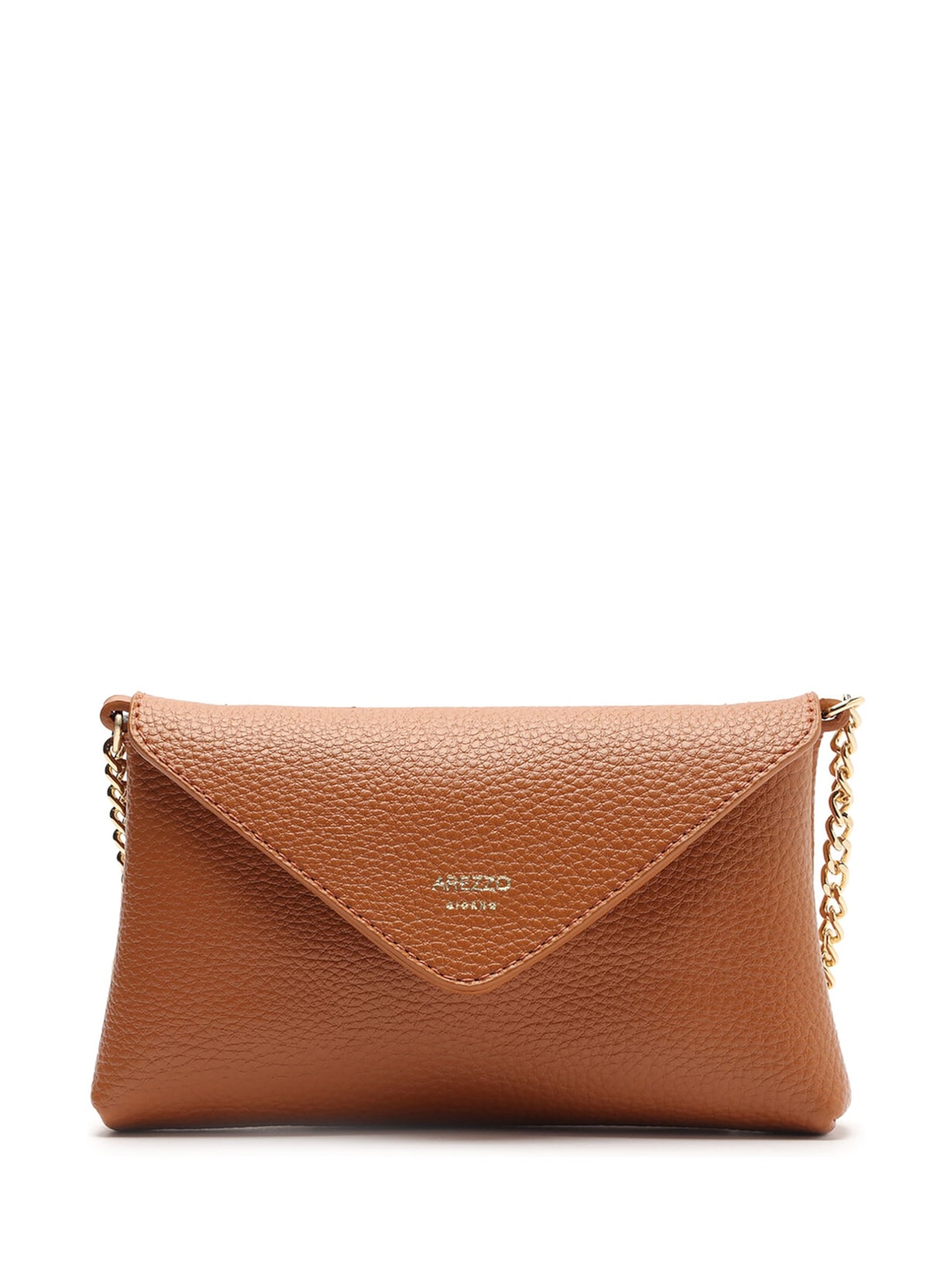 Bolsa Feminina Tiracolo Pequena Envelope - Marrom