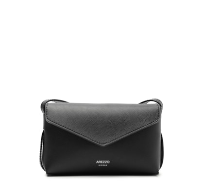 Bolsa Feminina Tiracolo Pequena Envelope - Preto