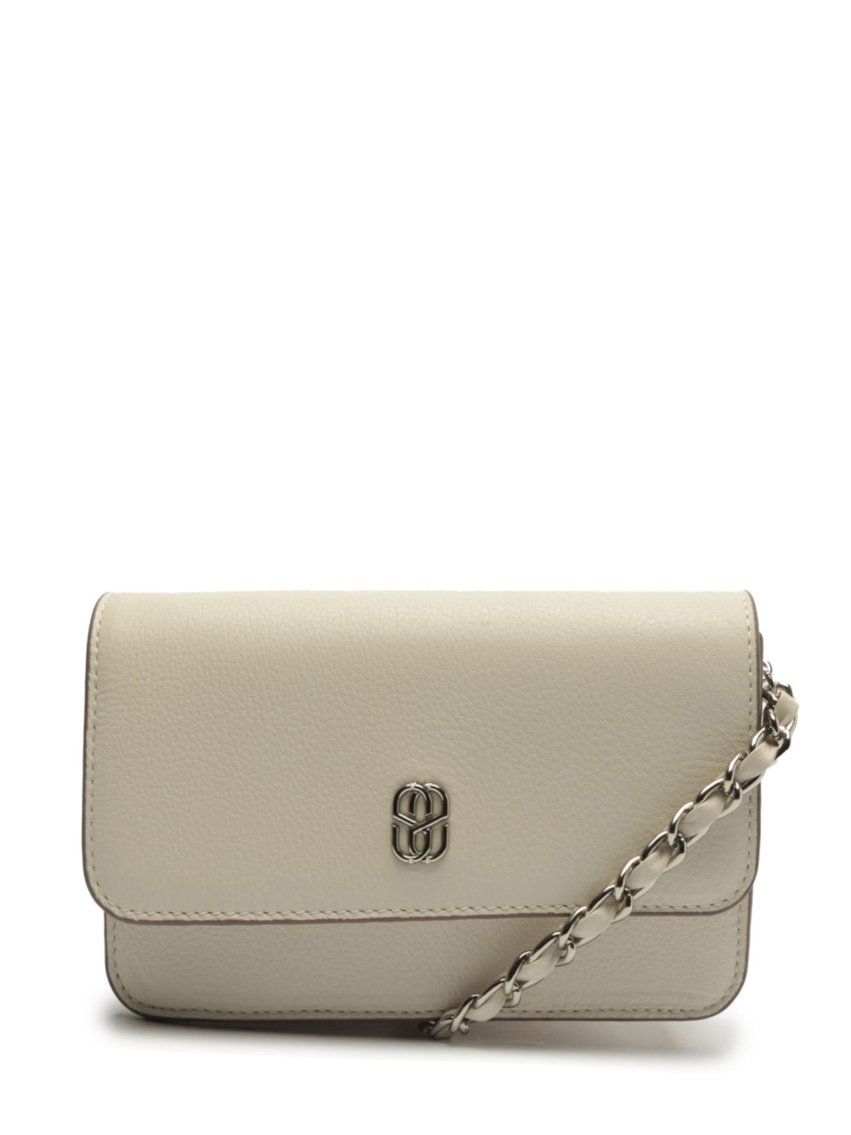 Bolsa Feminina Tiracolo Pequena Lorena Cozy Couro - Branco