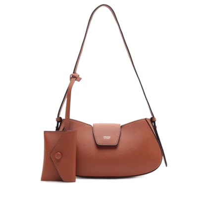 Bolsa Feminina Tiracolo Pequena - Marrom