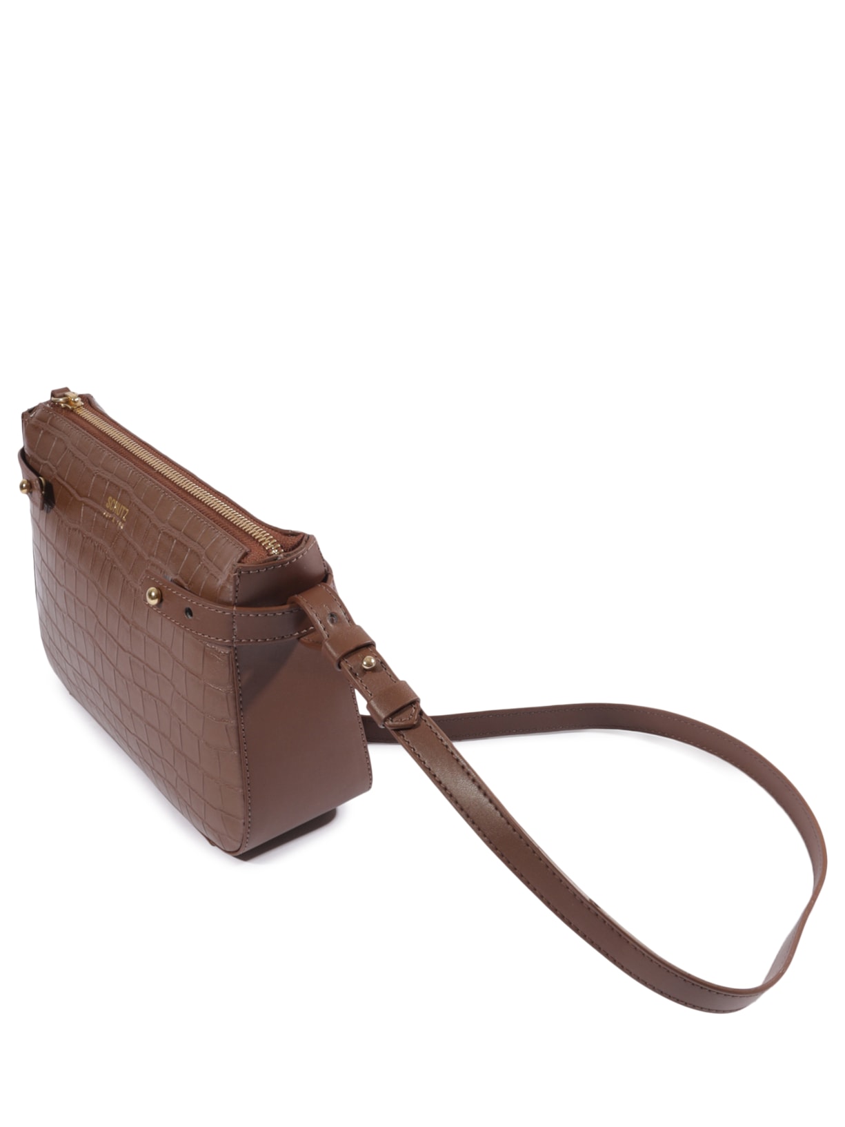 Bolsa Feminina Tiracolo Pequena Marrom Schutz