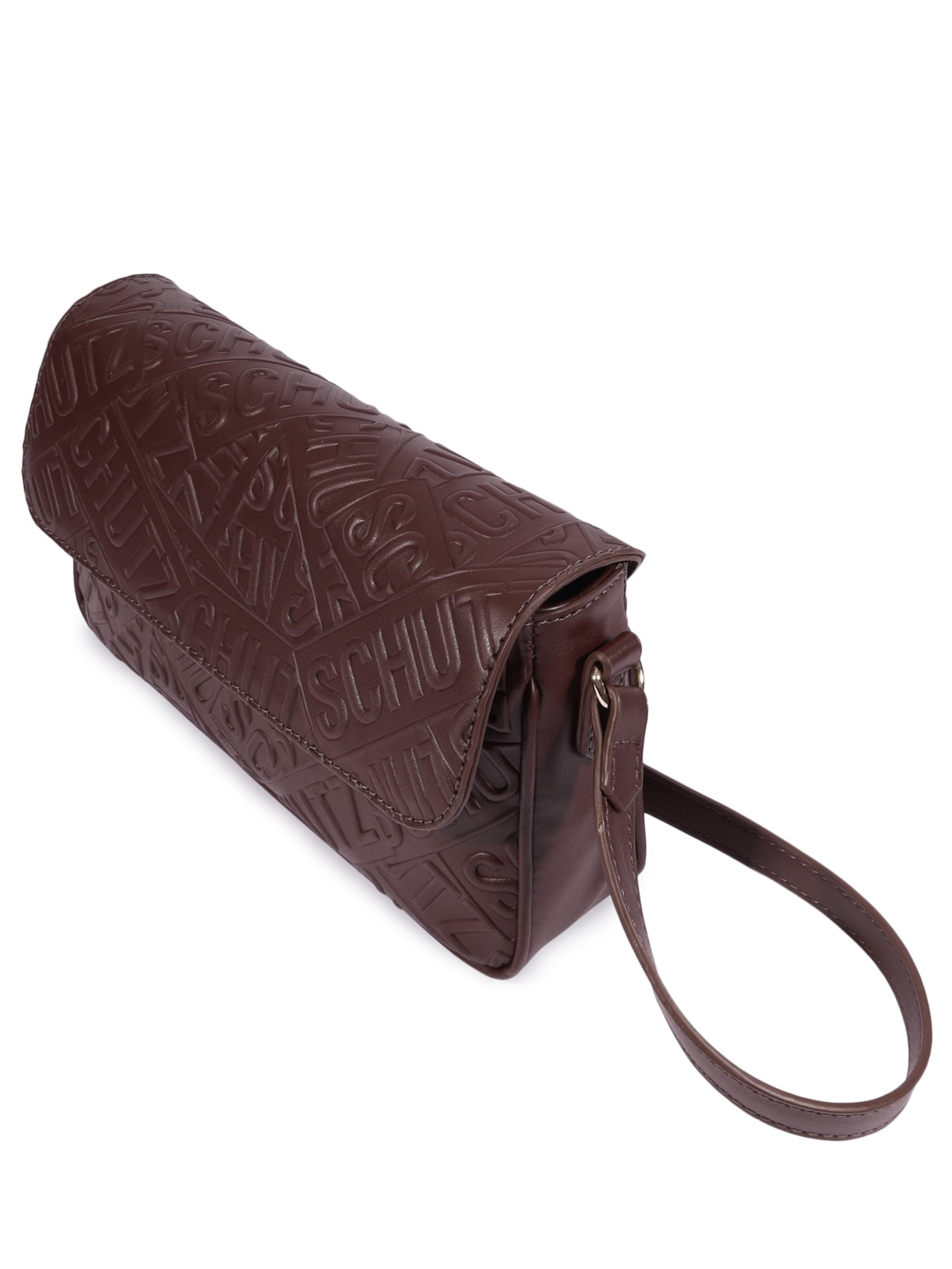 Bolsa Feminina Tiracolo Pequena Marrom Schutz