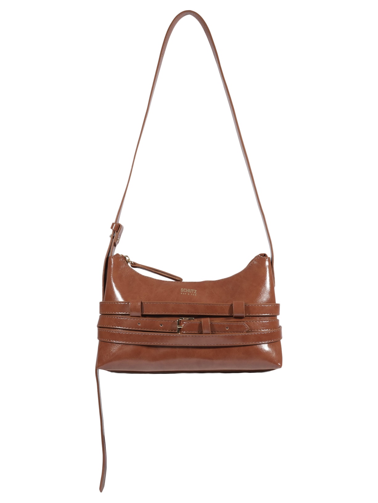 Bolsa Feminina Tiracolo Pequena Marrom Schutz