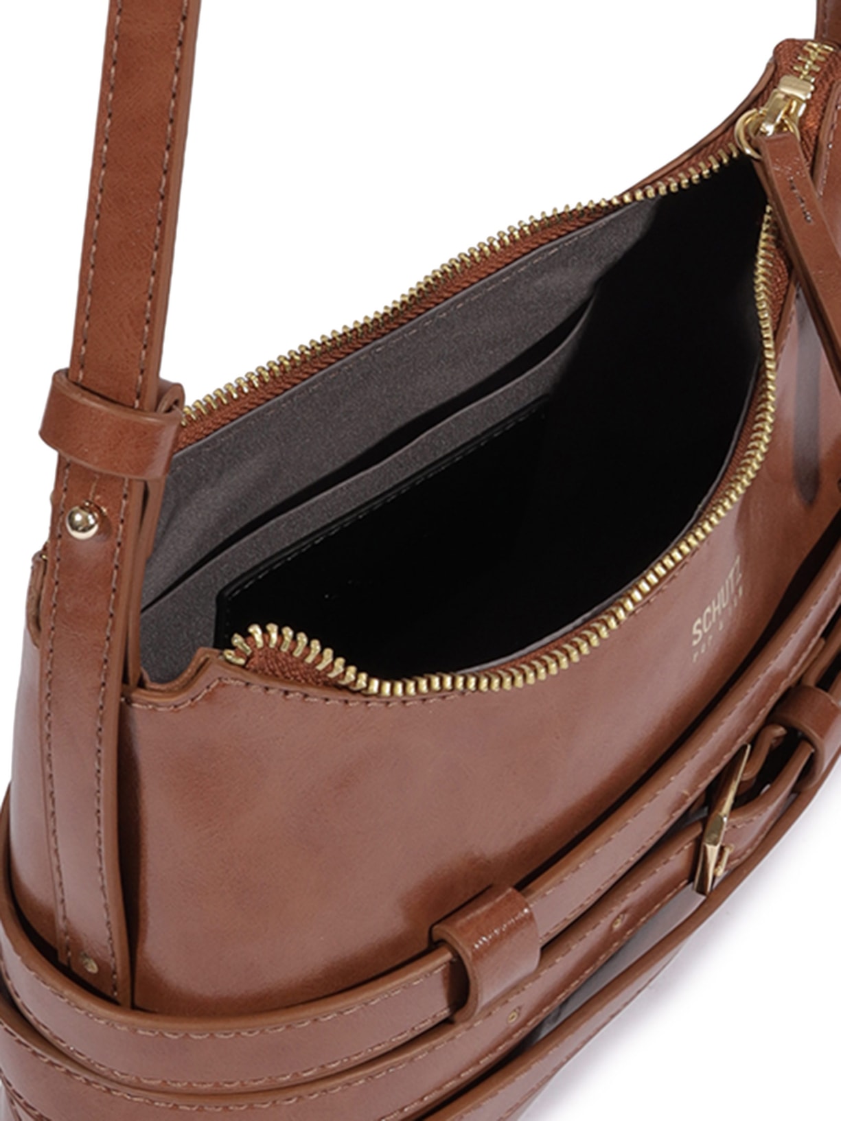 Bolsa Feminina Tiracolo Pequena Marrom Schutz