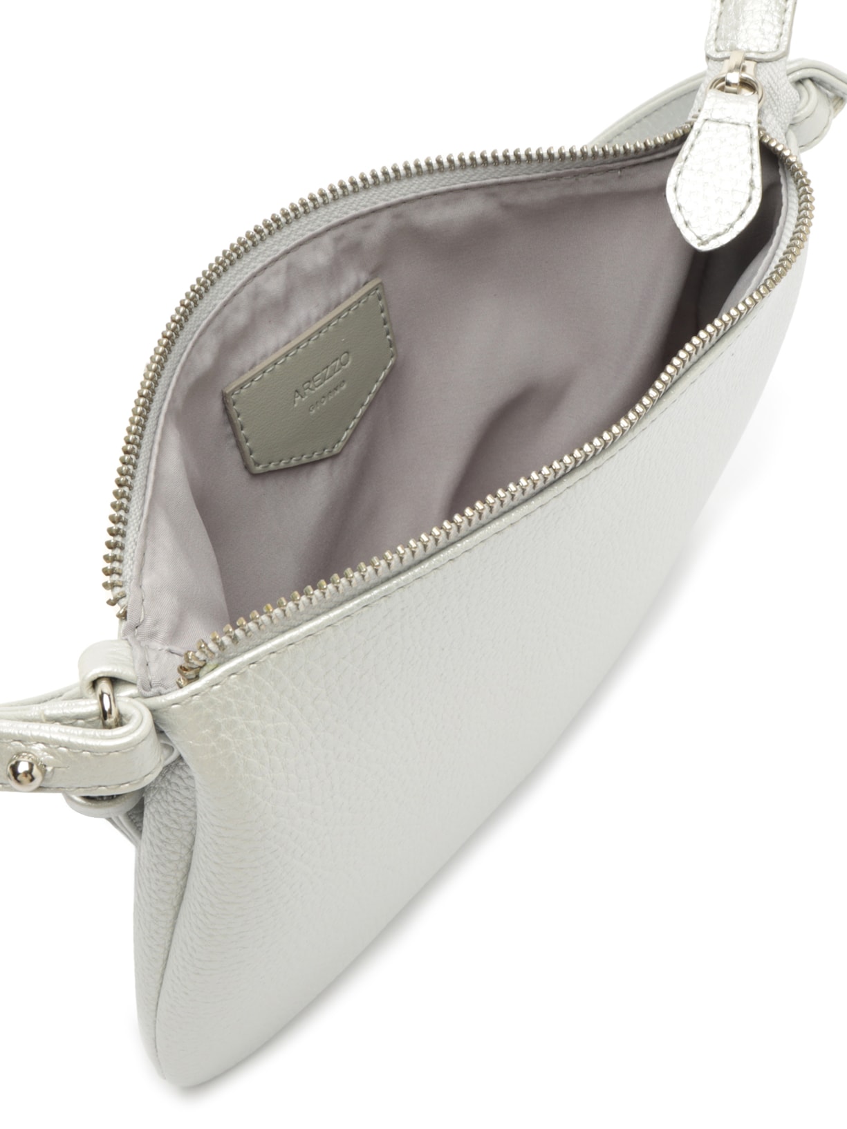 Bolsa Feminina Tiracolo Pequena Prata Arezzo