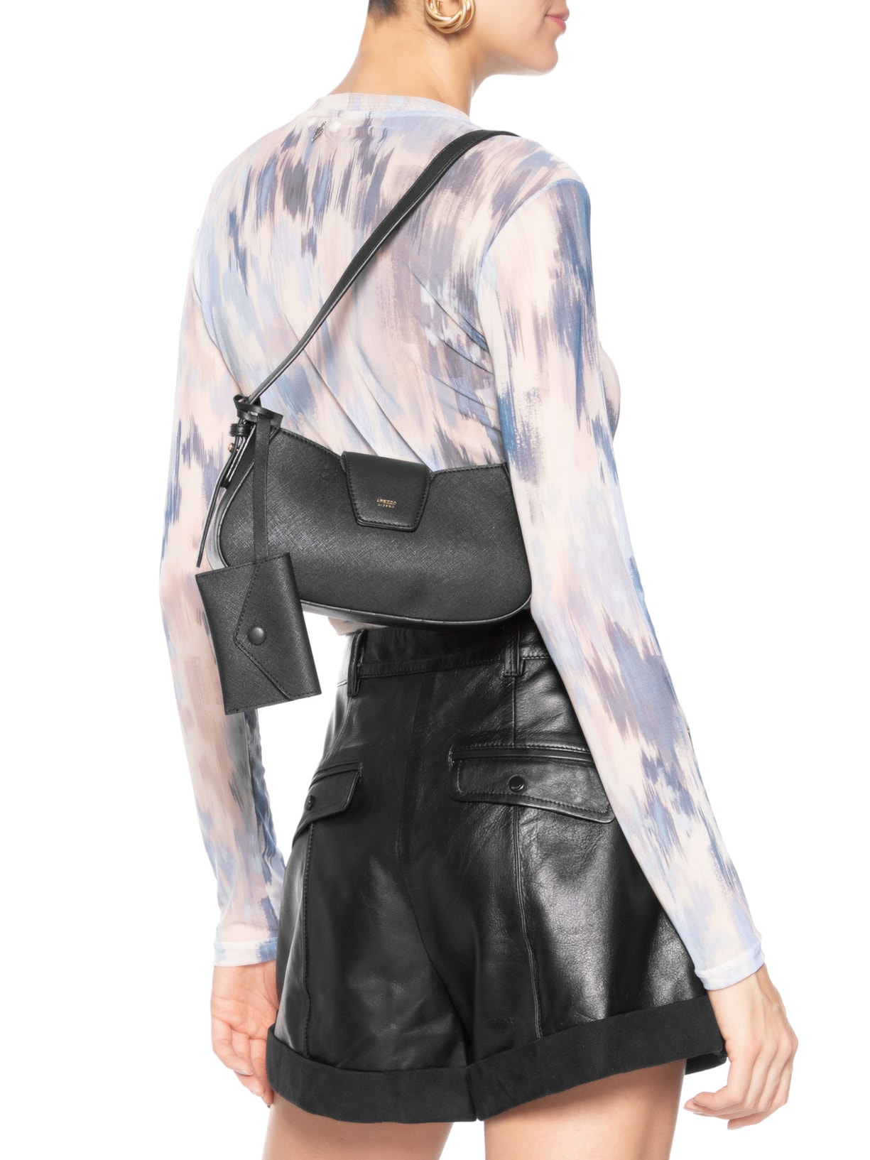 Bolsa Feminina Tiracolo Pequena Preto Arezzo