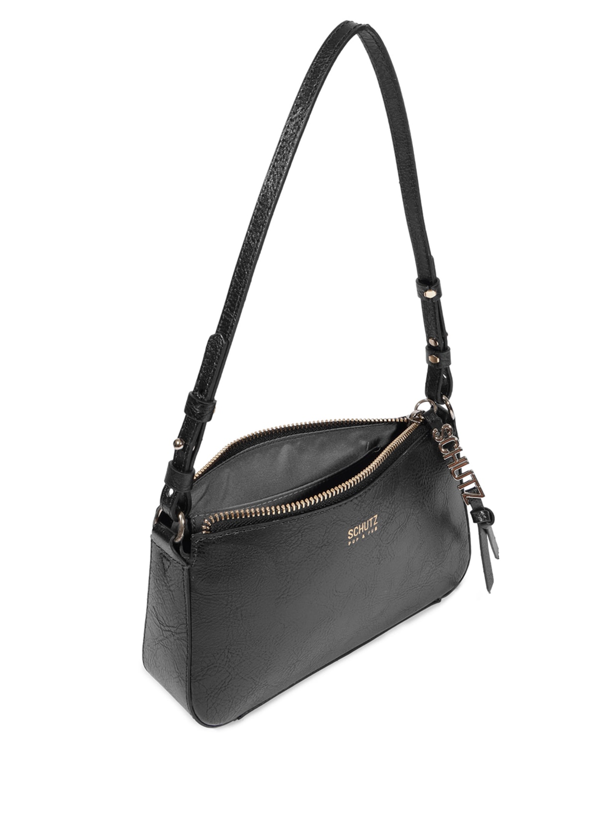 Bolsa Feminina Tiracolo Pequena Preto Schutz