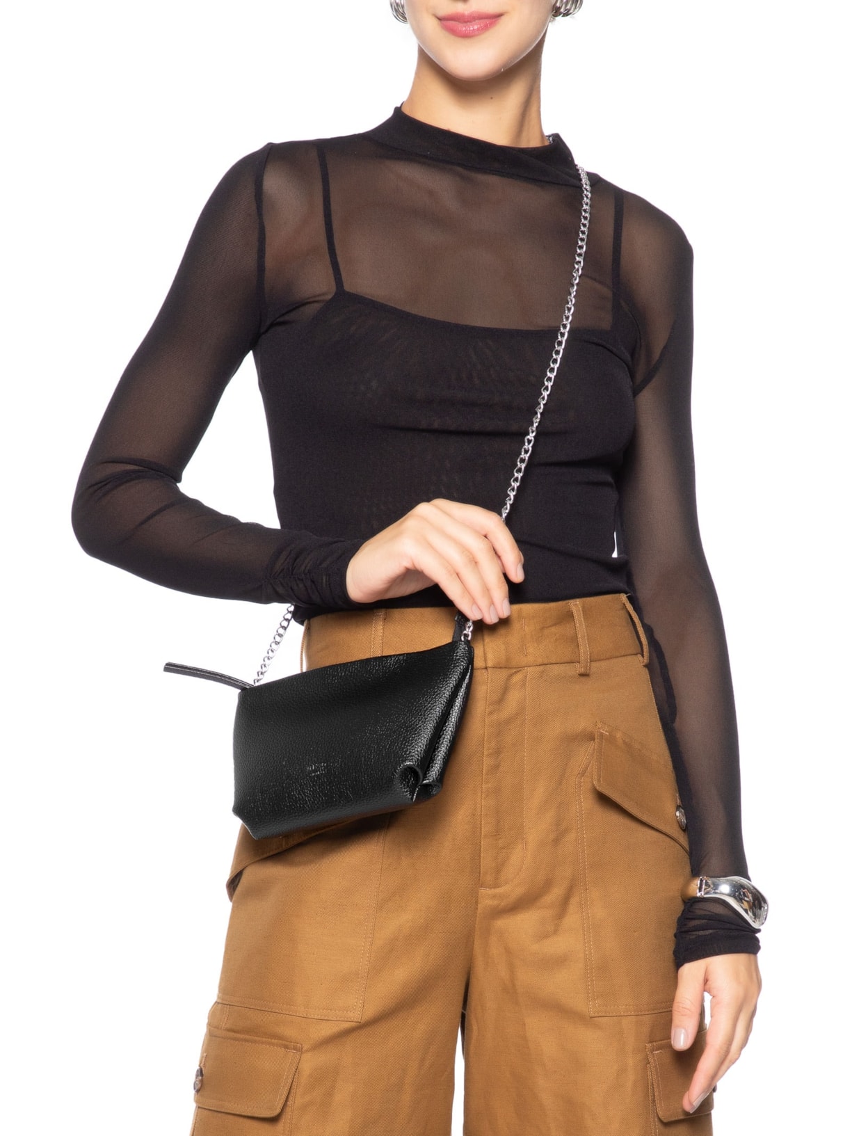 Bolsa Feminina Tiracolo Pequena Preto Arezzo